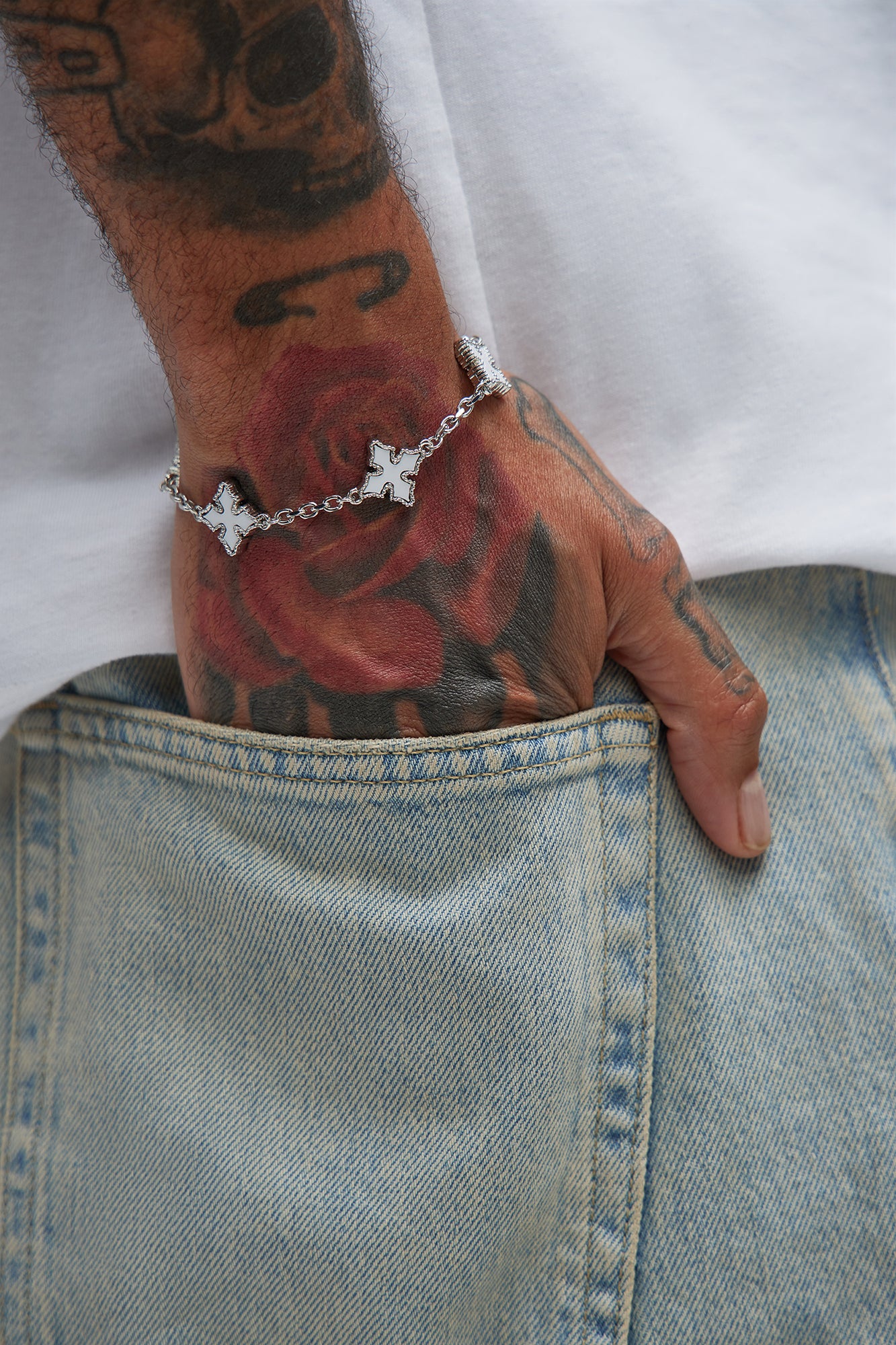 Crossed Off Bracelet