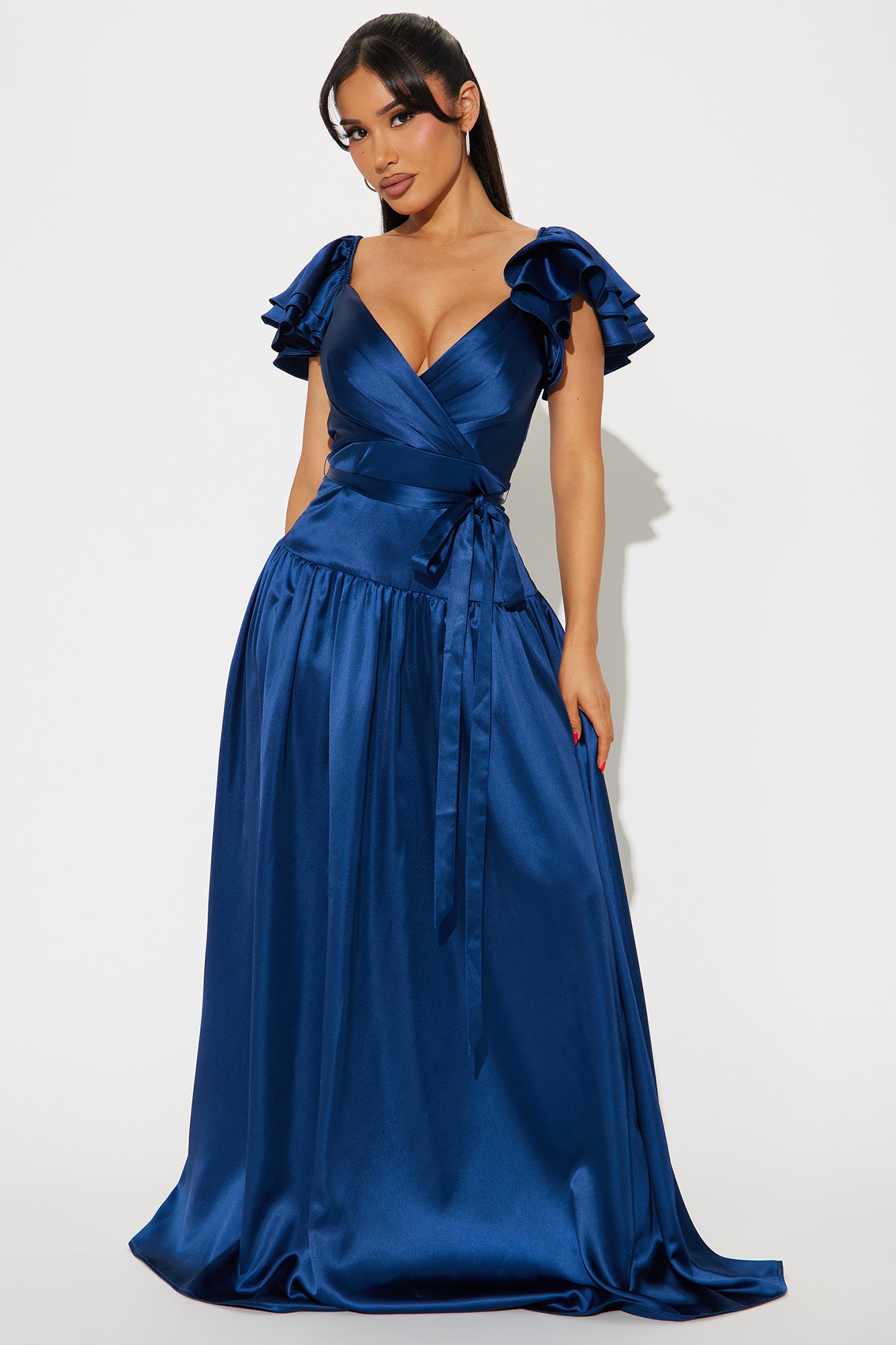 Josie Satin Maxi Dress