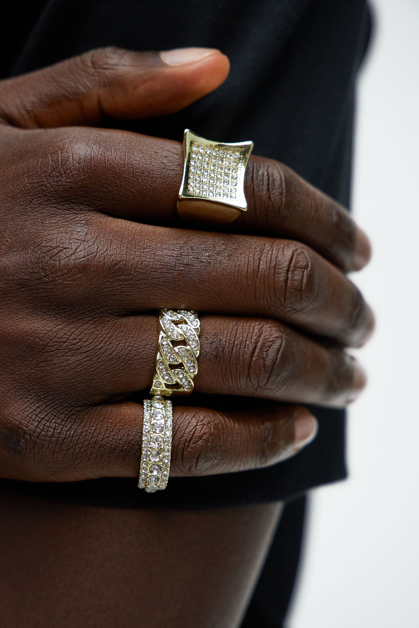 Eclipse Triple Ring Set