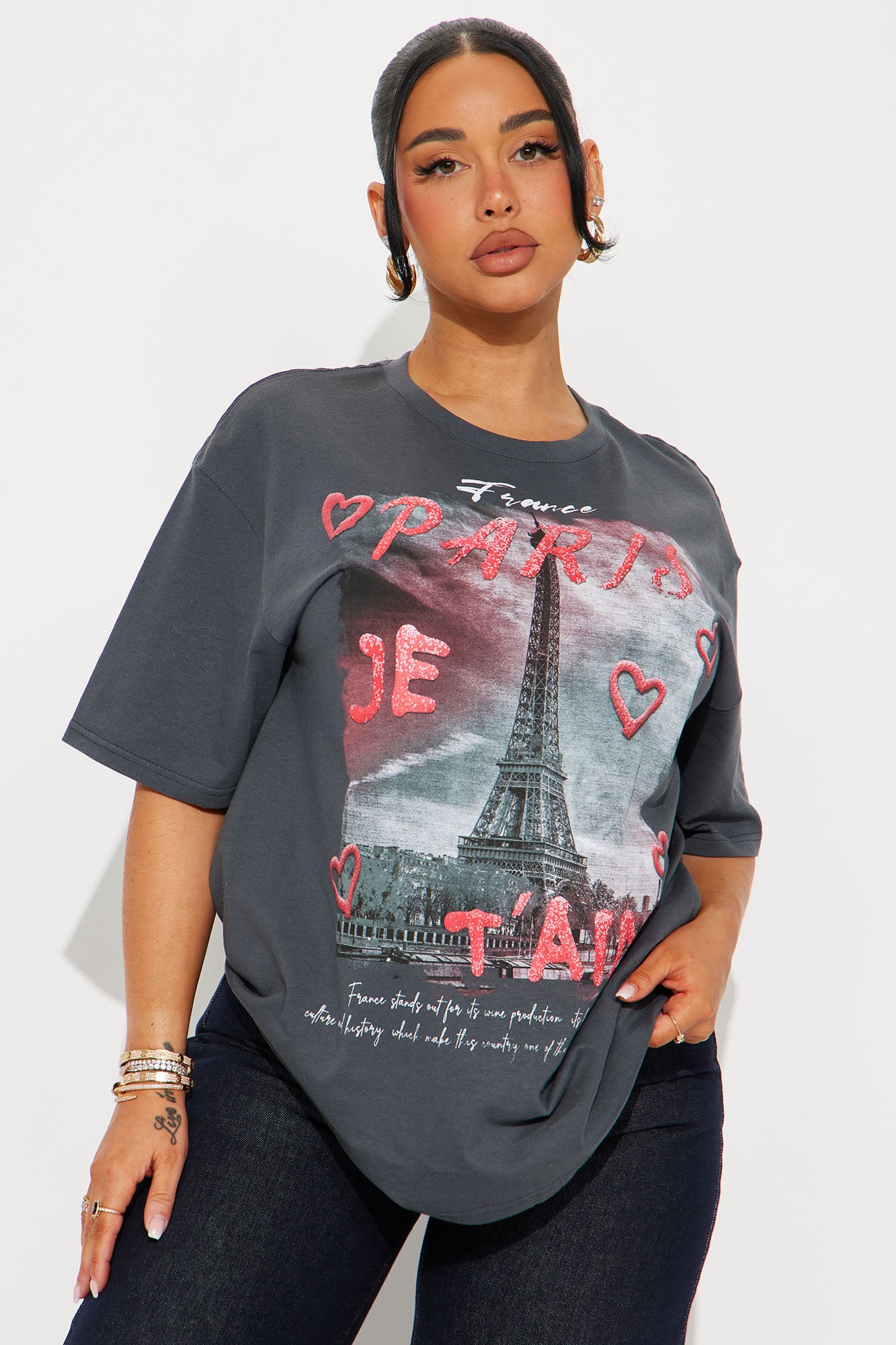 Love From Paris Oversized Tee