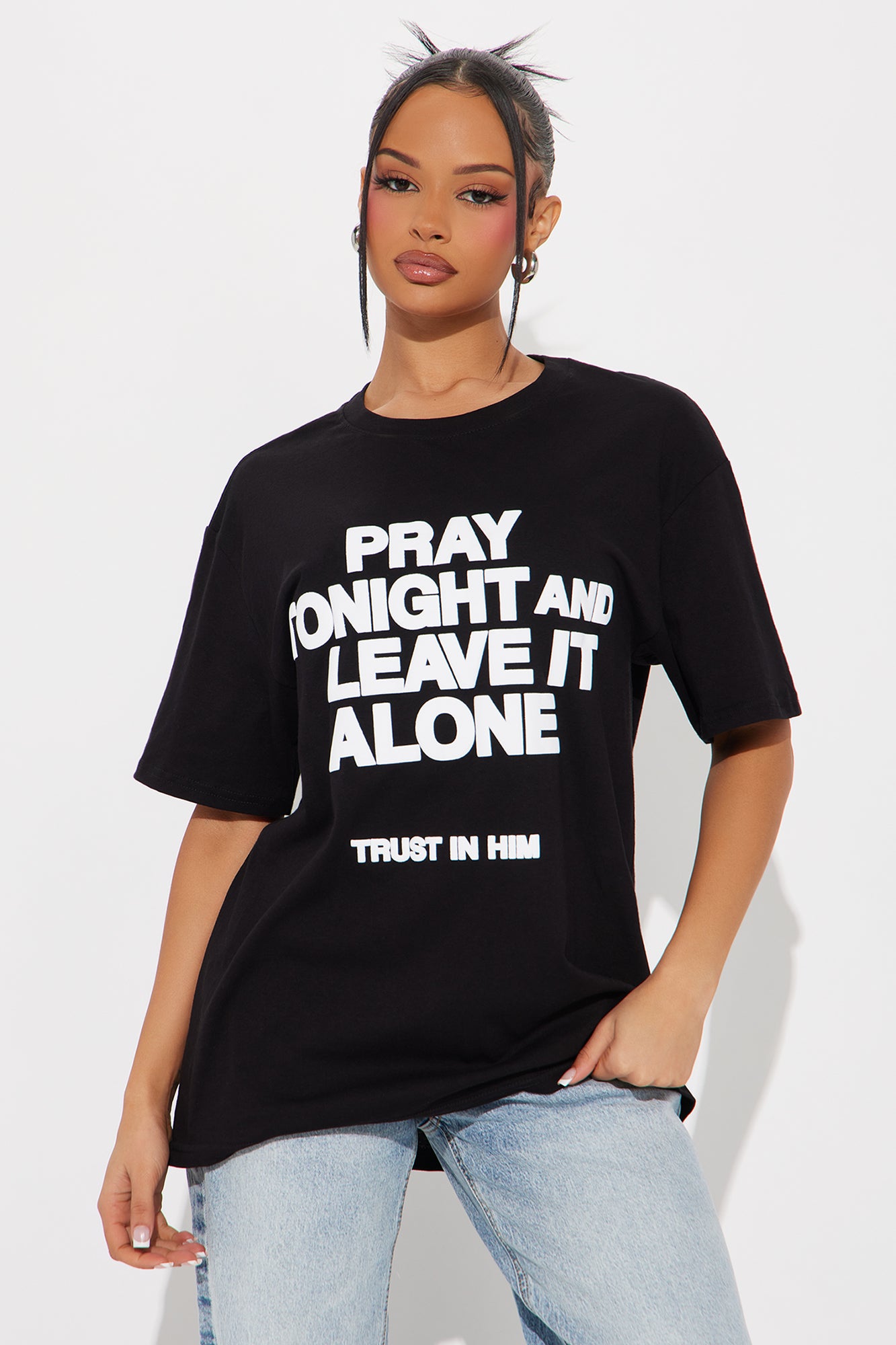 Trust In Him Oversized Tee