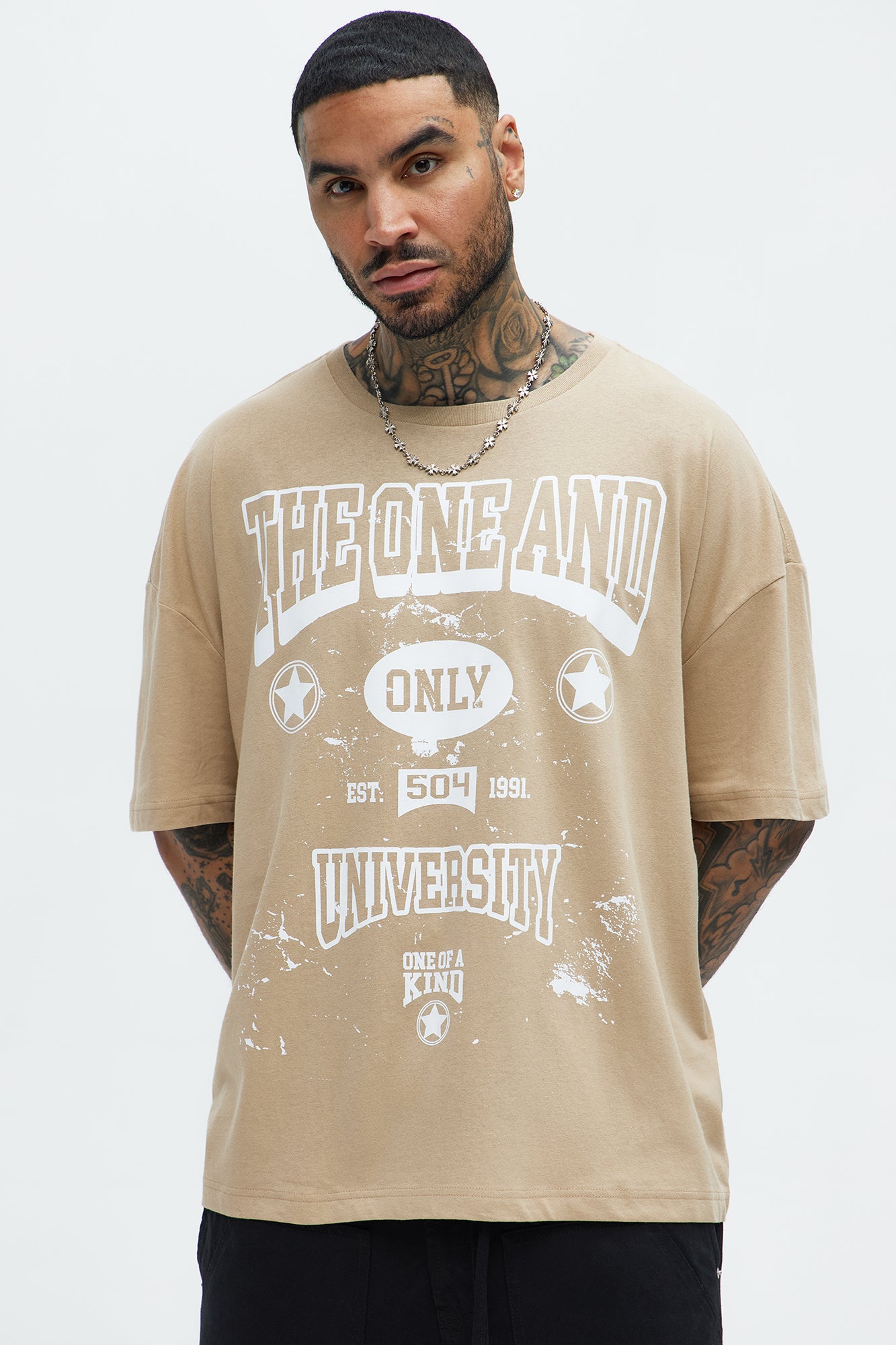 The One And Only University Oversized Short Sleeve Tee