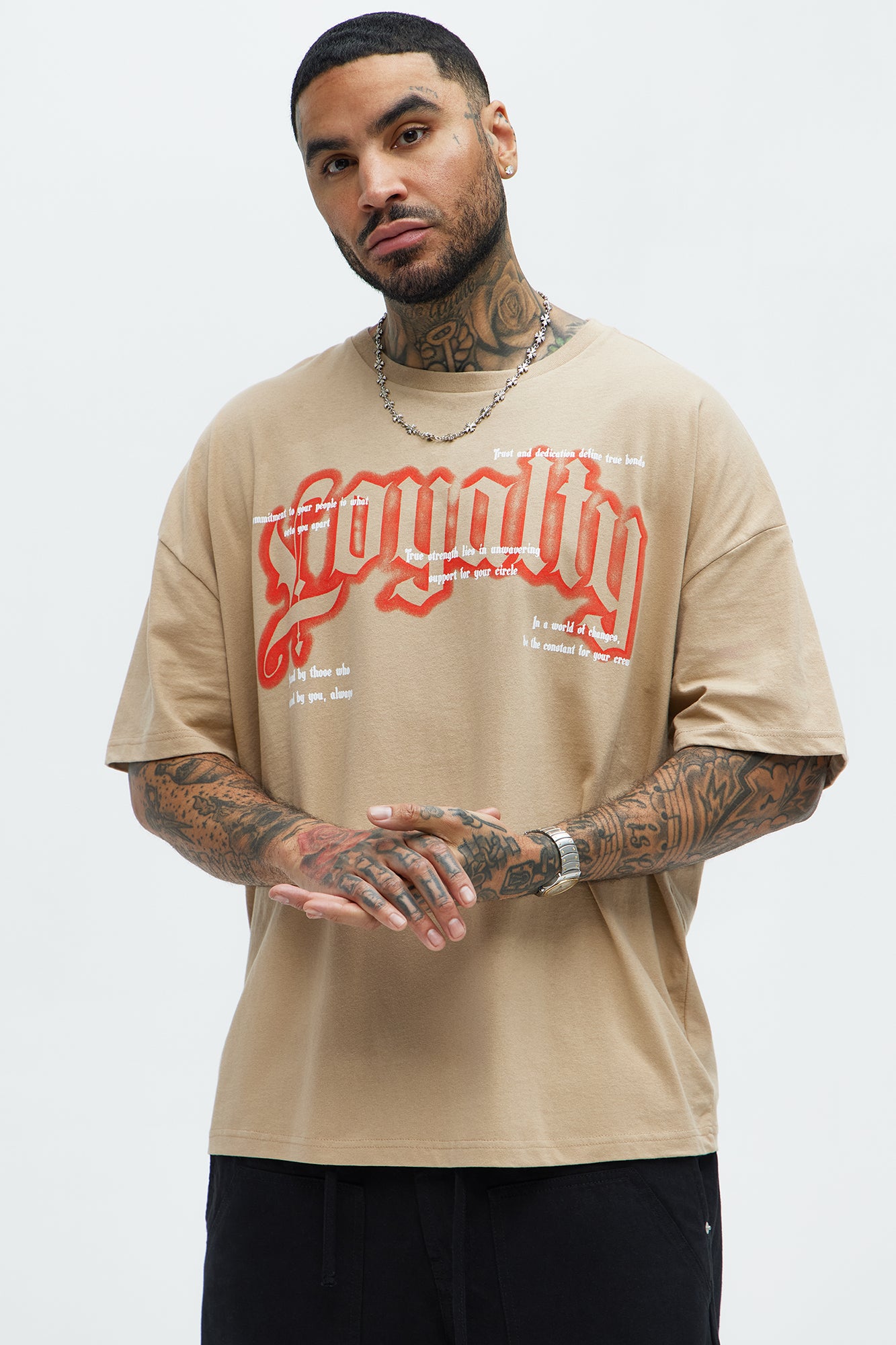 Royal Loyalty Oversized Short Sleeve Tee