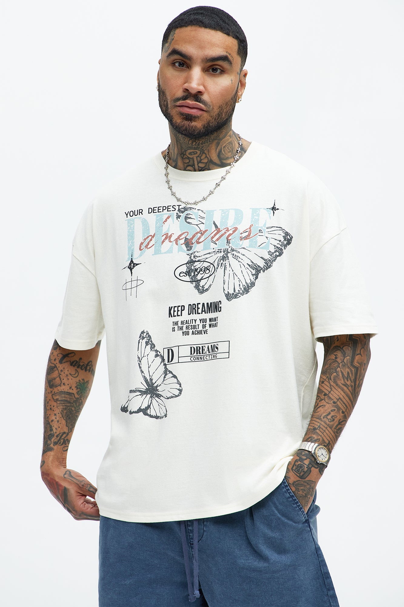 Desire Dreams Oversized Short Sleeve Tee