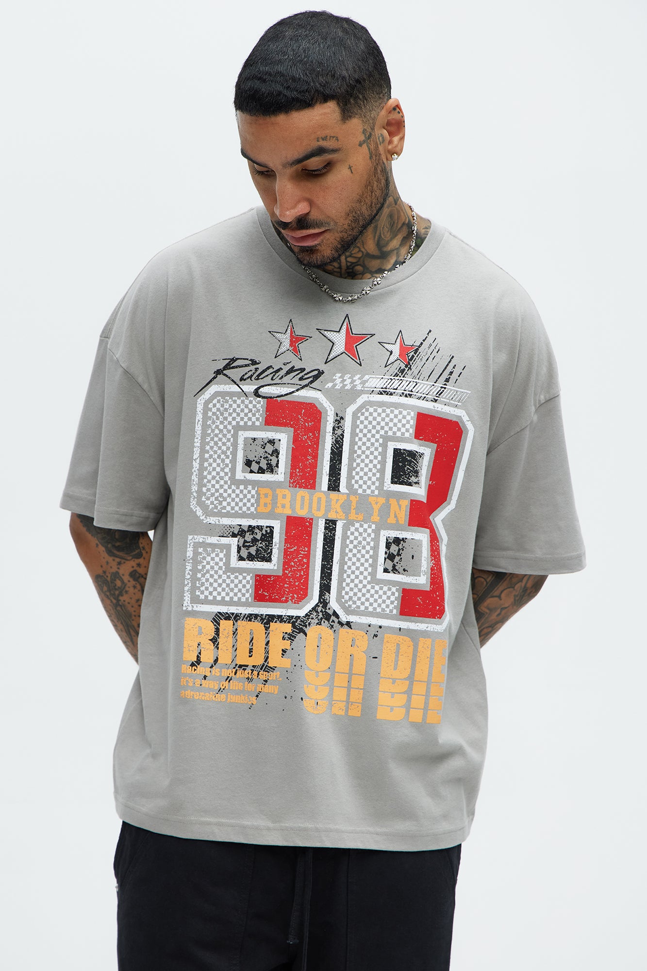 Ride Or Die Oversized Short Sleeve Tee