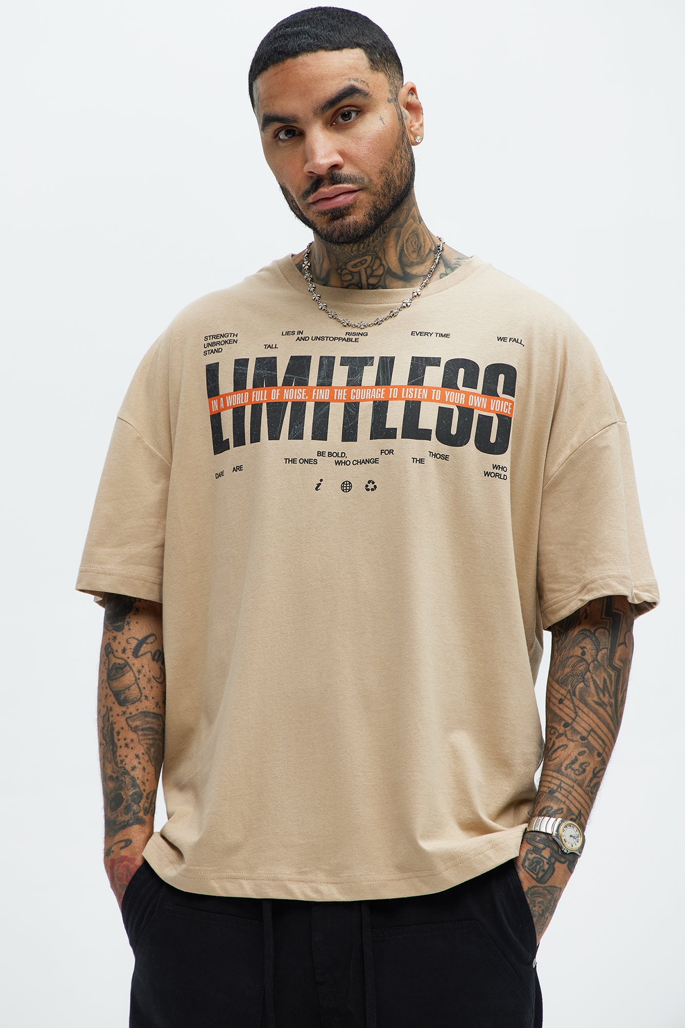 Limitless Mindset Oversized Short Sleeve Tee