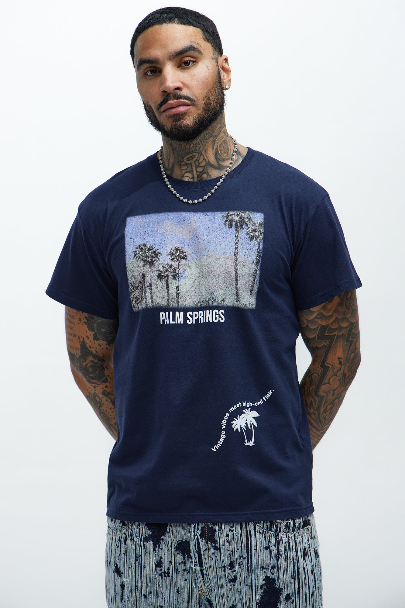 Palm Springs Trees Short Sleeve Tee