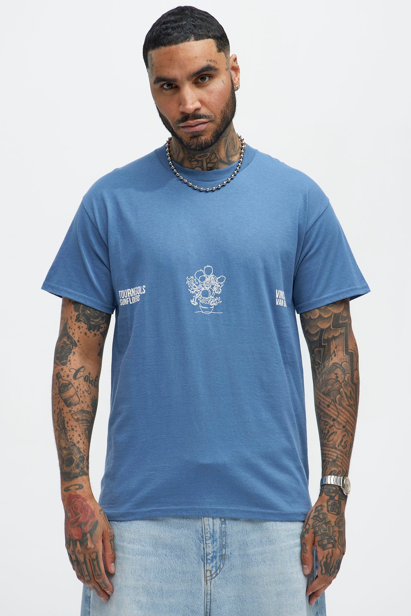 Vincent Van Gogh Flower Pot Short Sleeve Tee
