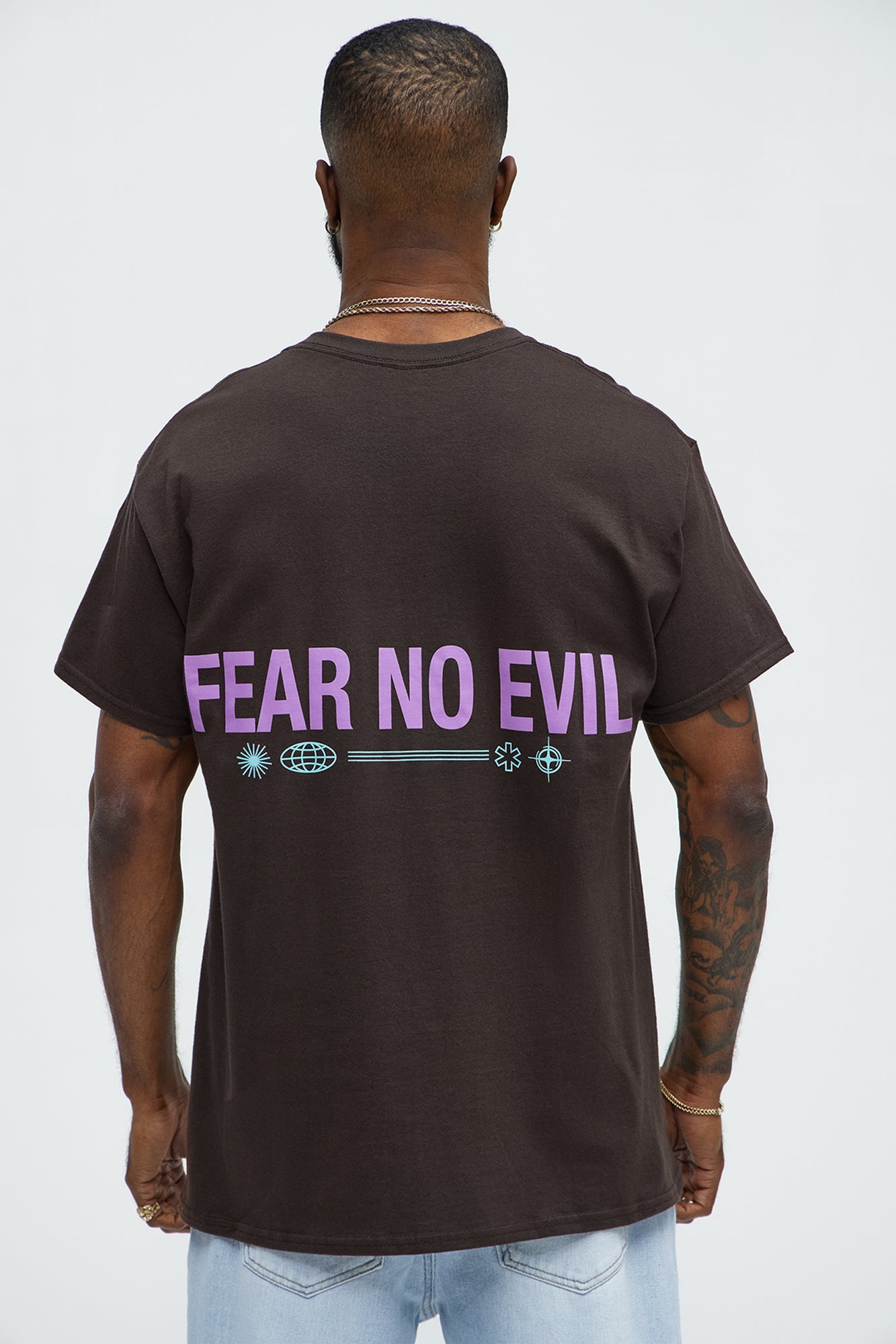 Fear No Evil Repent Oversized Short Sleeve Tee