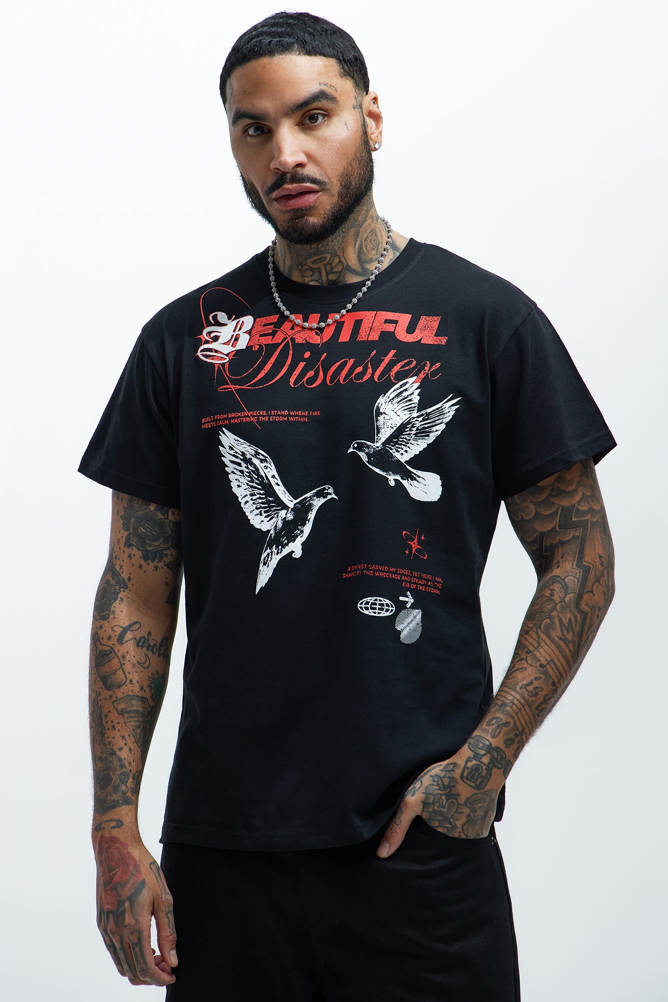 Beautiful Disaster Short Sleeve Tee