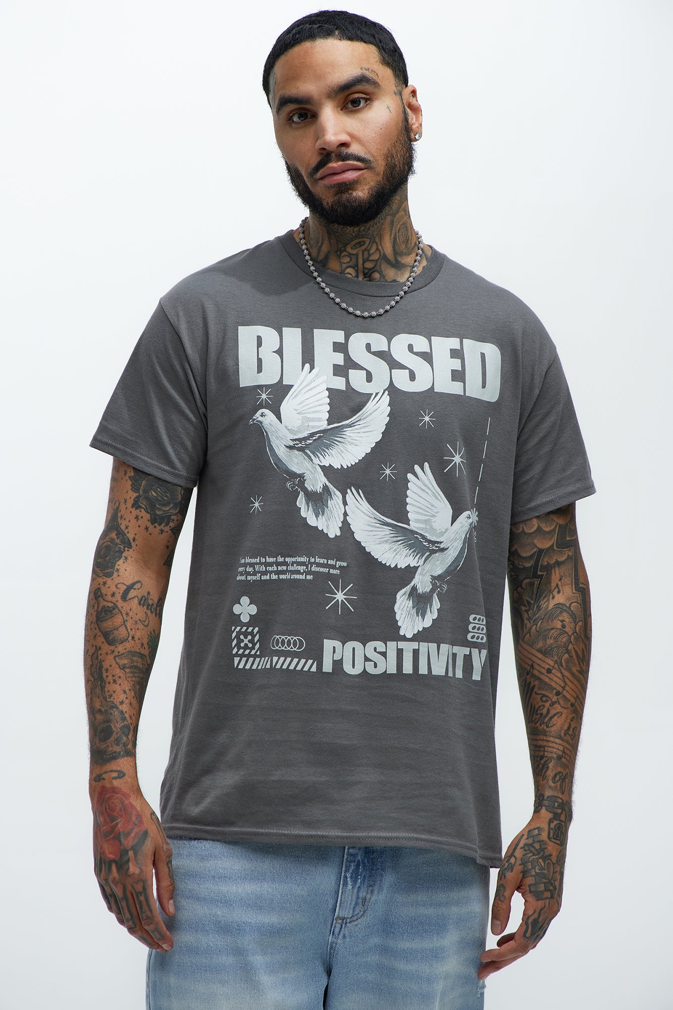 Blessed Positivity Short Sleeve Tee