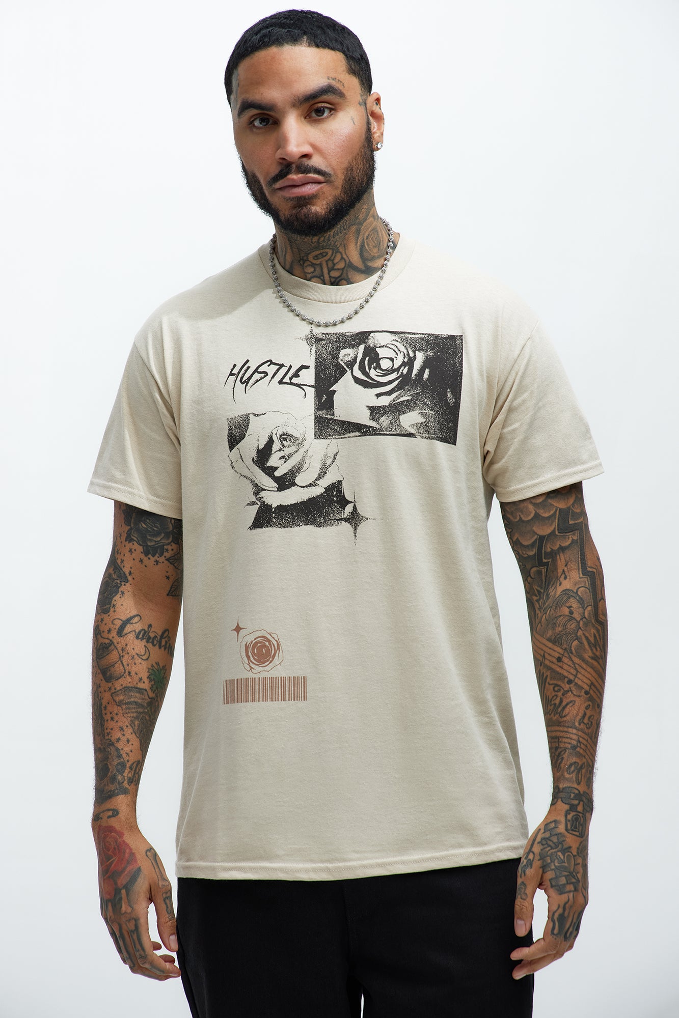 Hustle Flowers Short Sleeve Tee