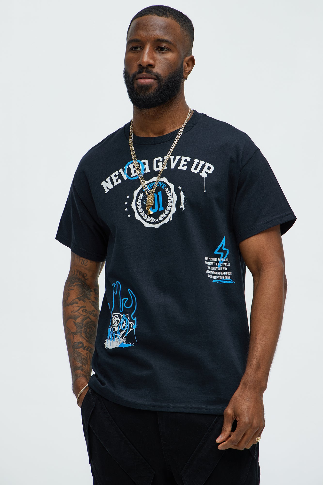 Never Give Up 01Short Sleeve Tee