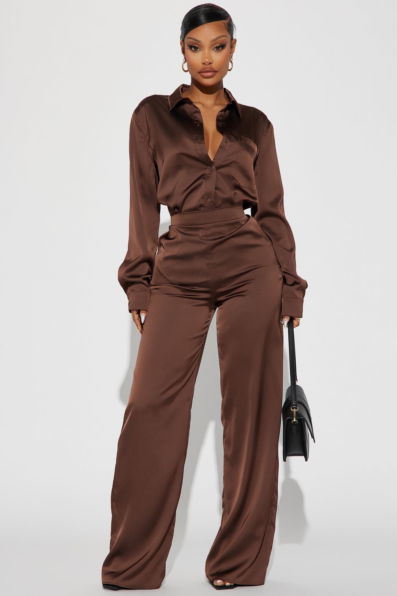 Makenzie Satin Pant Set