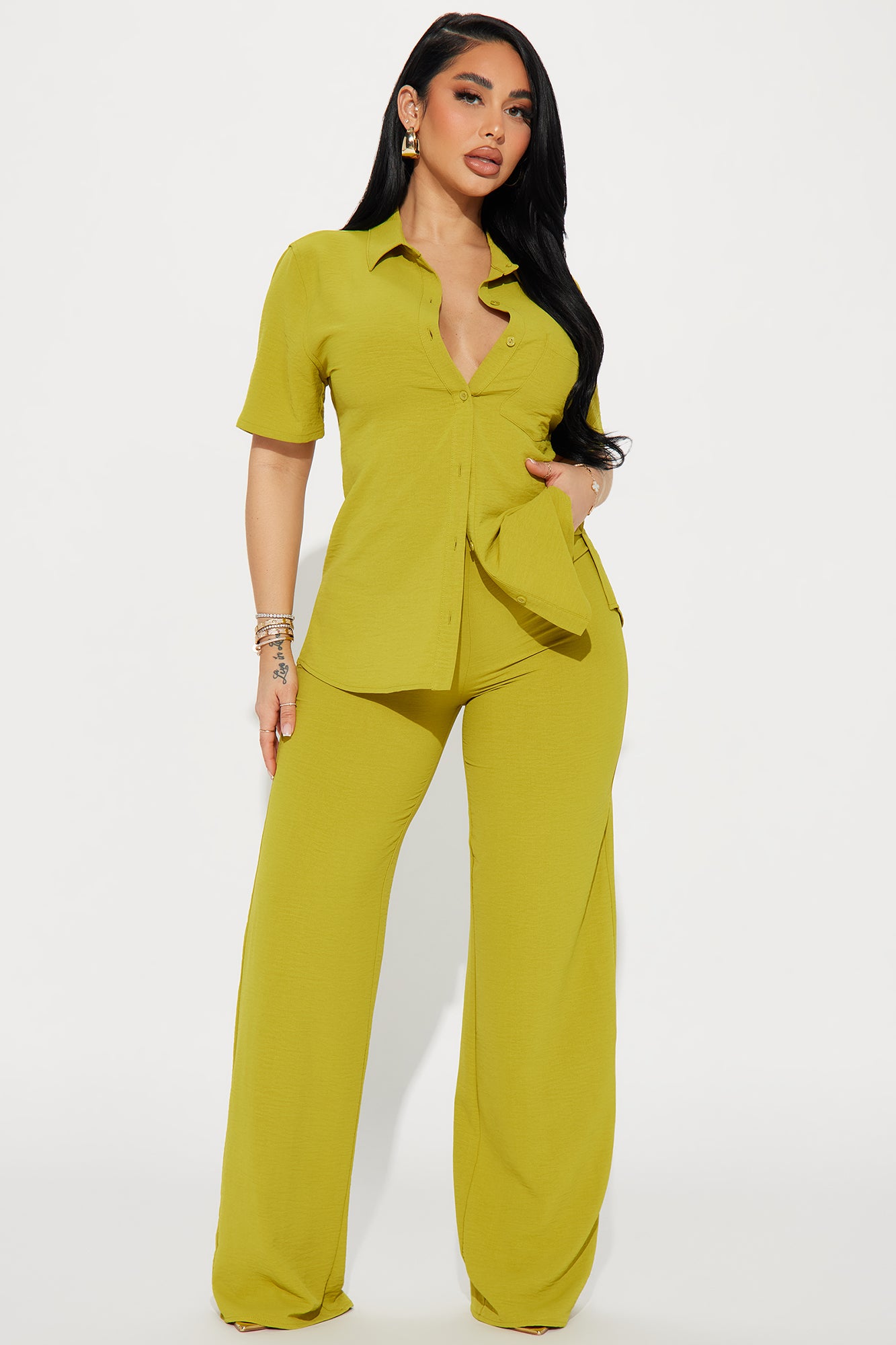Makenzie Short Sleeve Pant Set