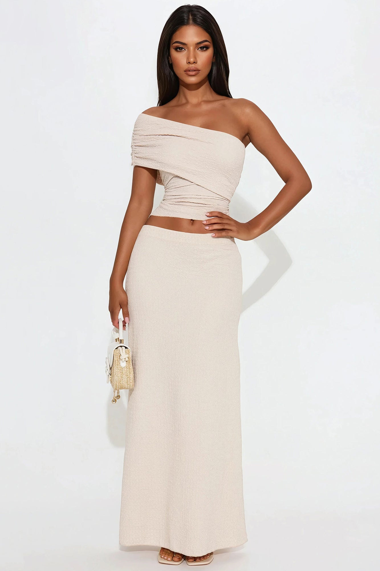 Pretty Girl Energy Textured Skirt Set