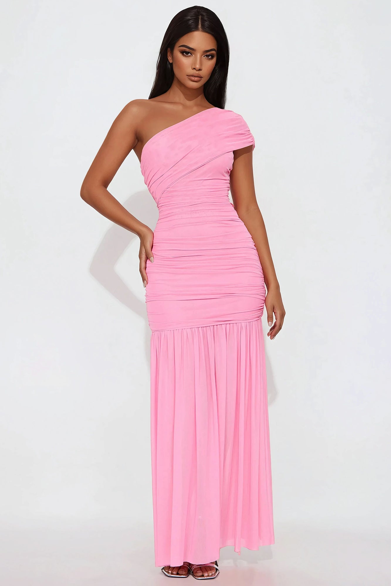 Ellen Mesh Maxi Dress