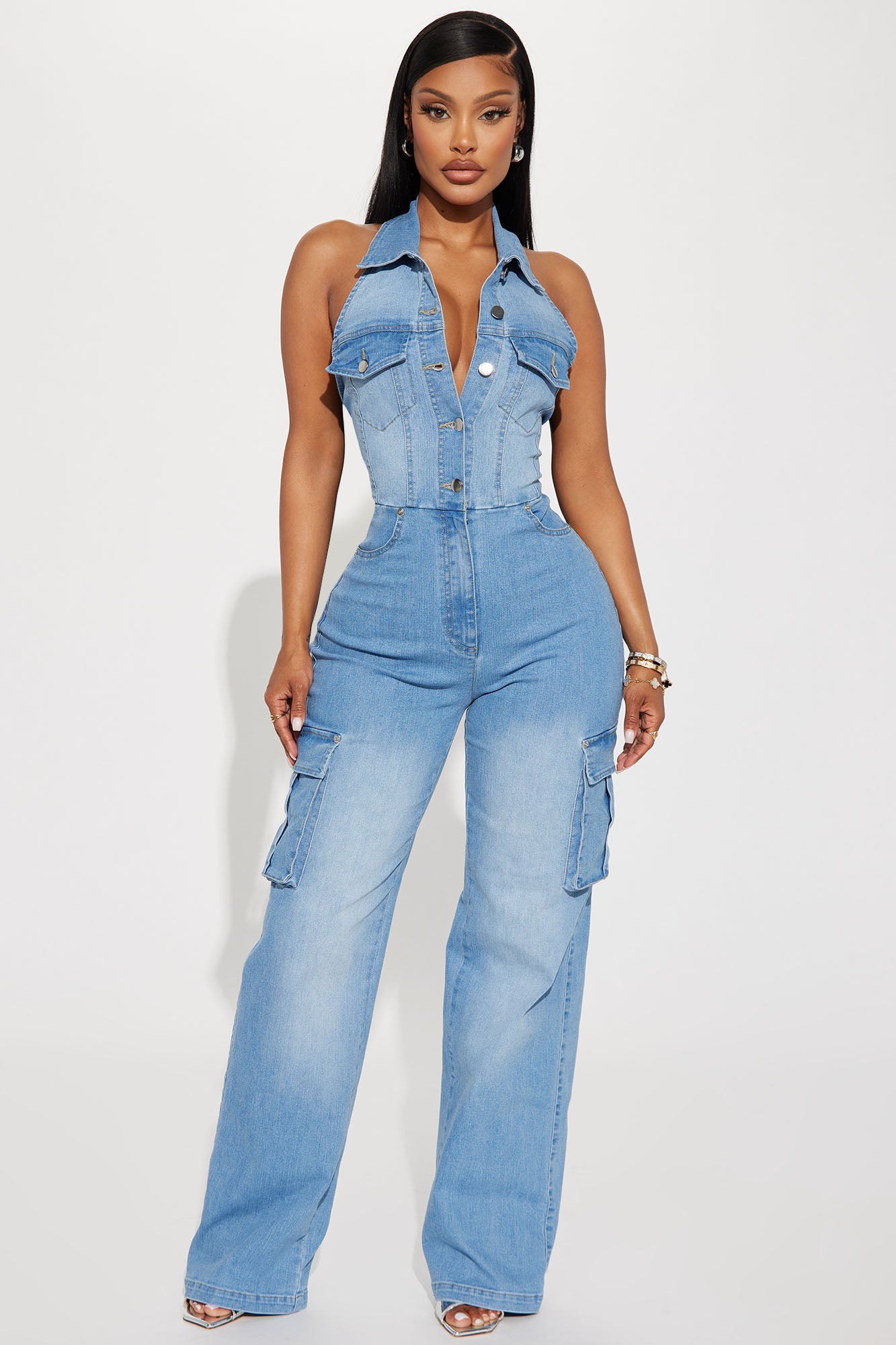 Madelaine Denim Jumpsuit
