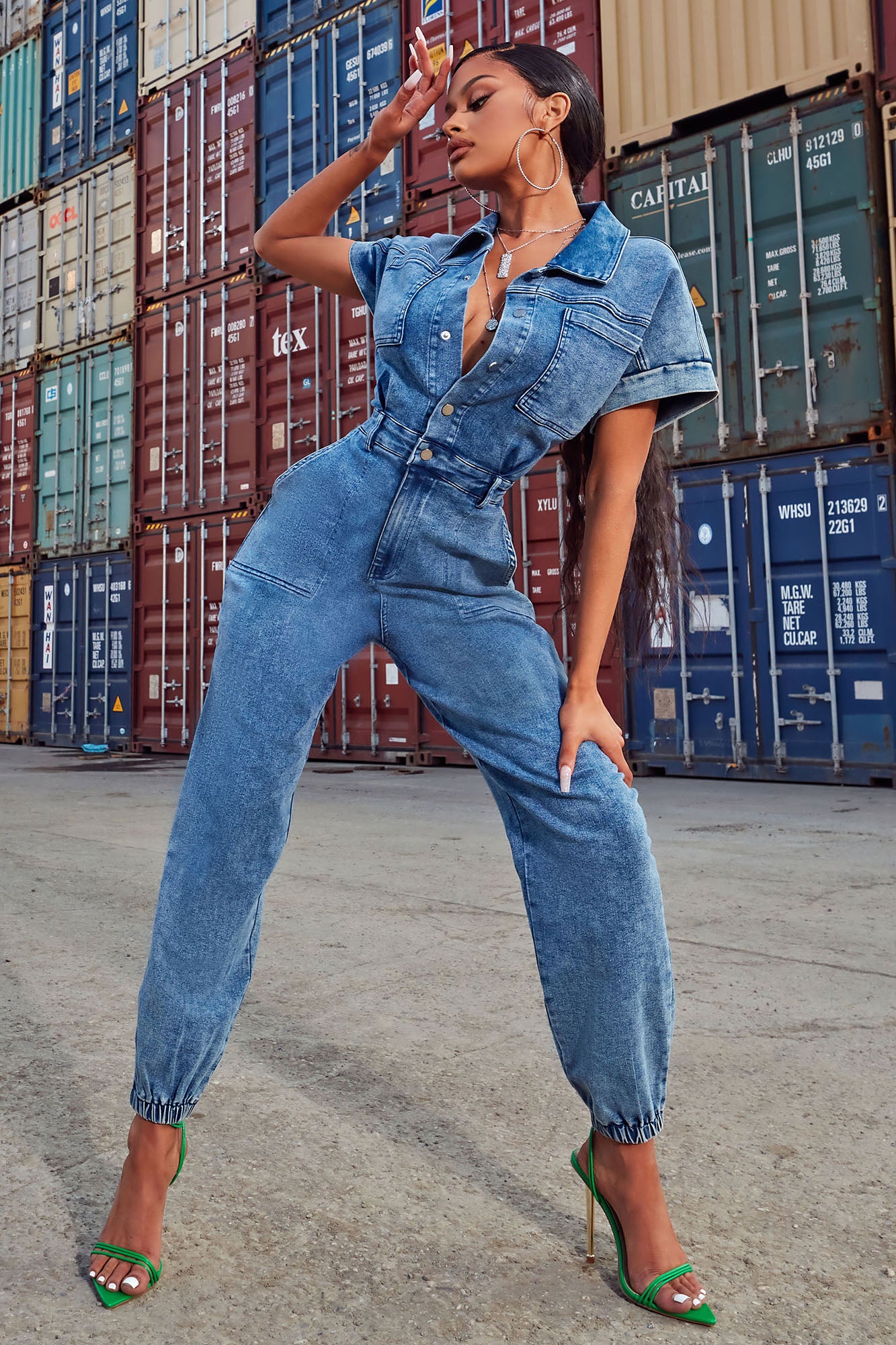 Daniela Denim Jumpsuit
