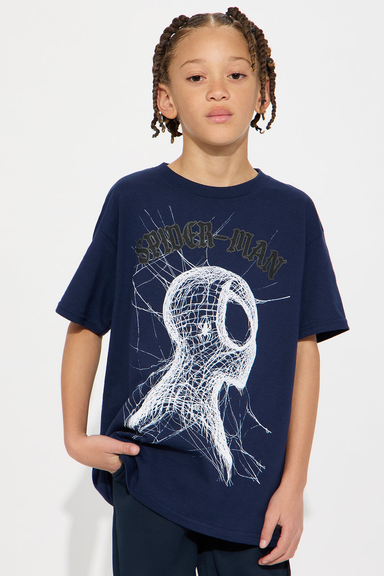 Mini Spiderman Web Head Tee