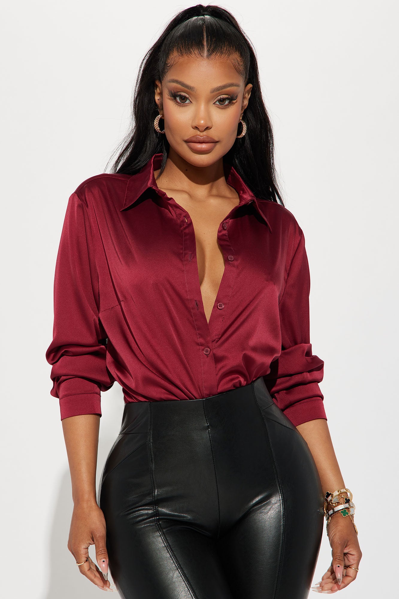 Smooth Talkin' Button Down Top