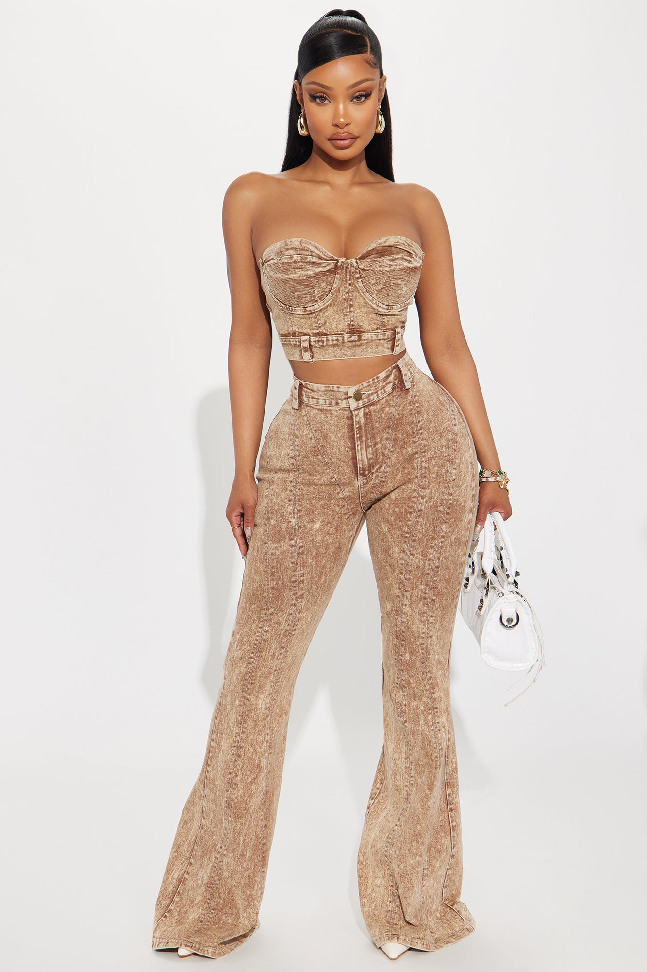 Bella Denim Pant Set