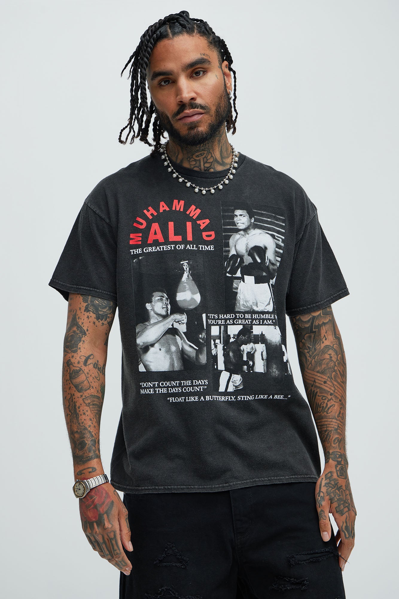 Muhammad Ali Do No Live In Regret Short Sleeve Tee
