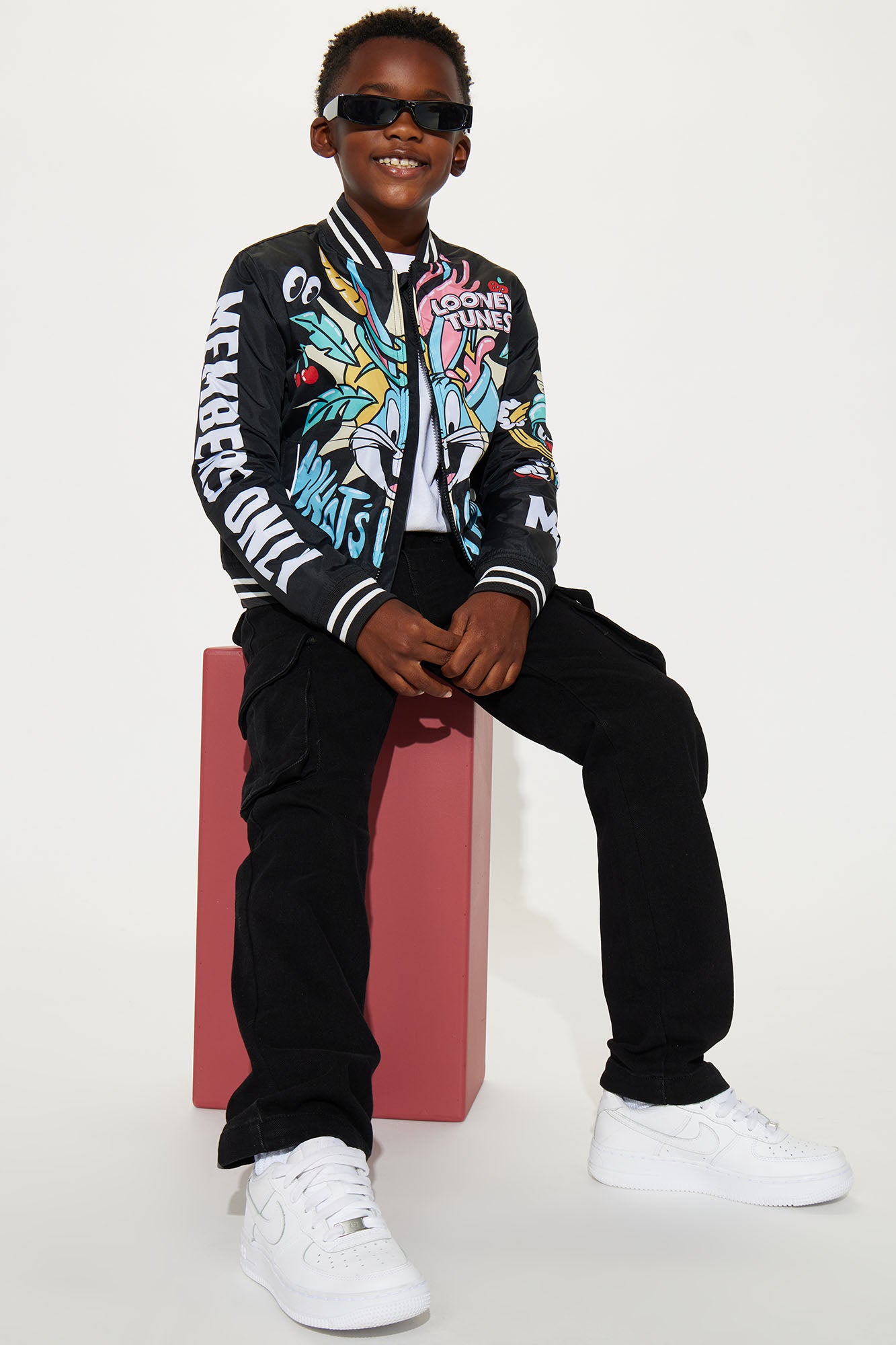 Mini What's Up Doc Varsity Bomber Jacket