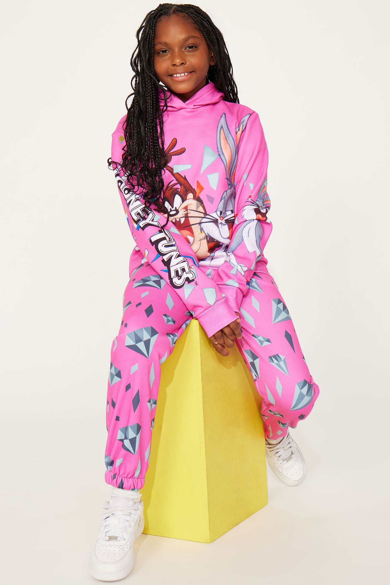 Mini Looney Tunes Members Only Fleece Jogger Set