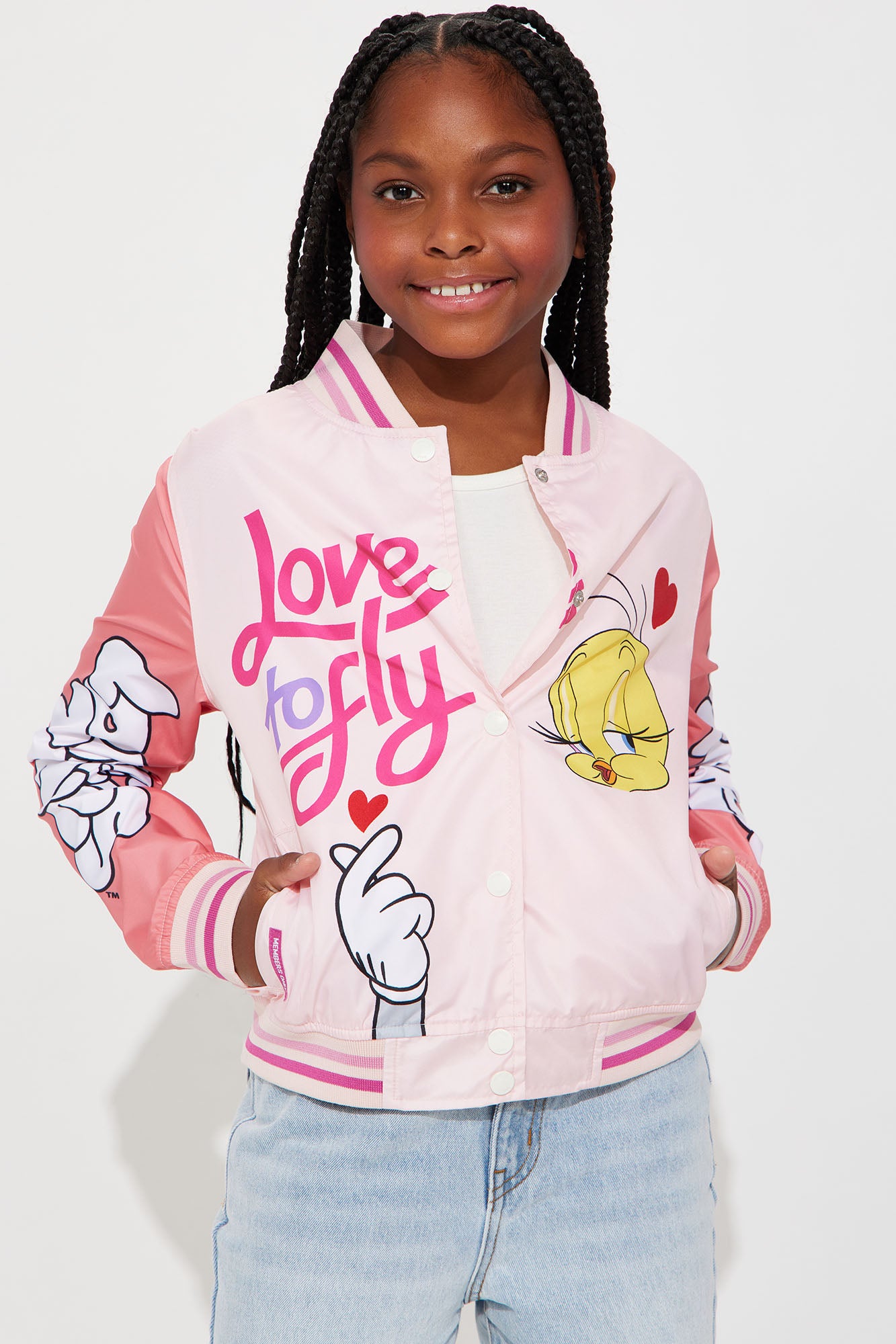 Mini Love To Fly Varsity Windbreaker