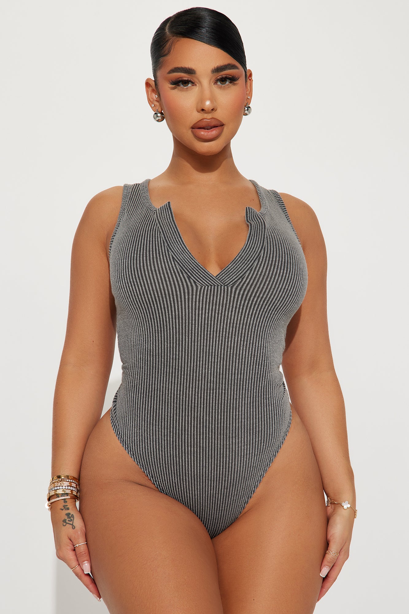 Running Errands Ribbed Bodysuit