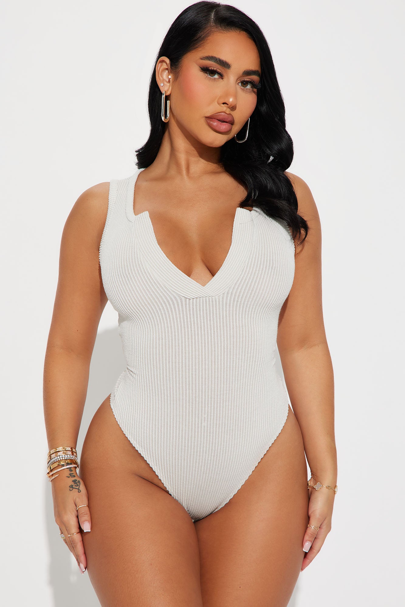 Running Errands Ribbed Bodysuit