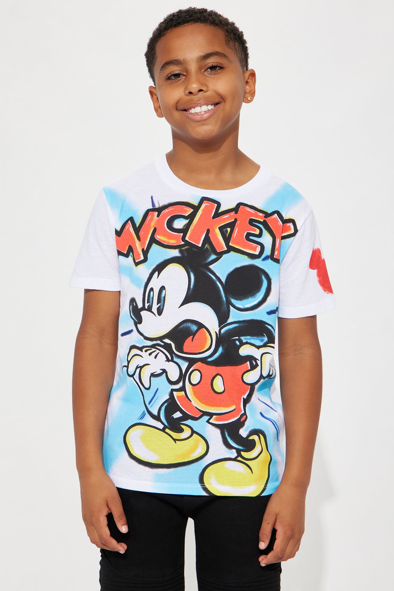 Mini Mickey Oversized Airbrush Tee