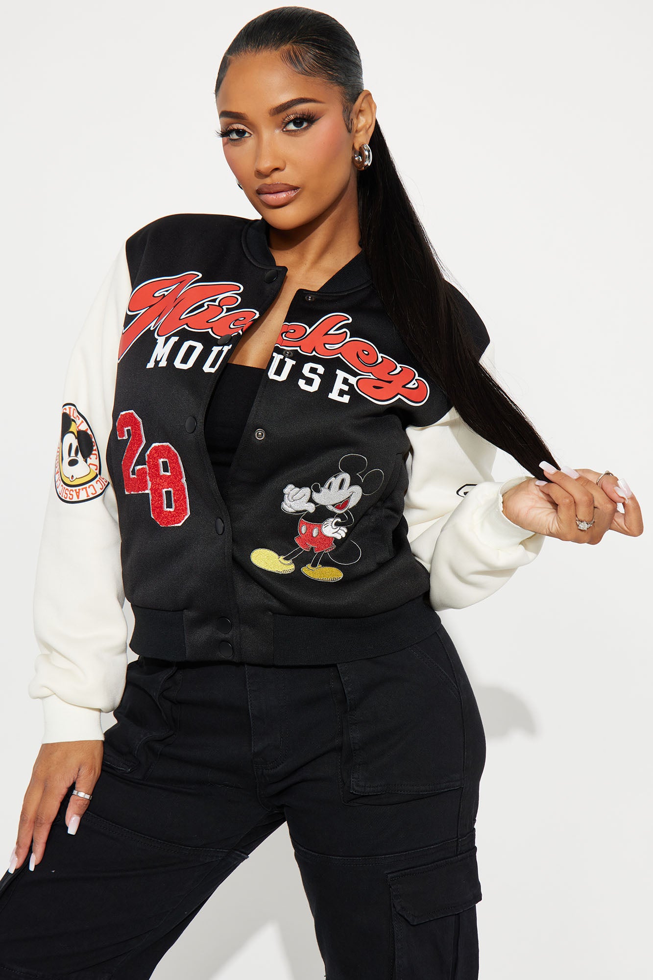 Mickey Mouse Sherpa Lined Jacket