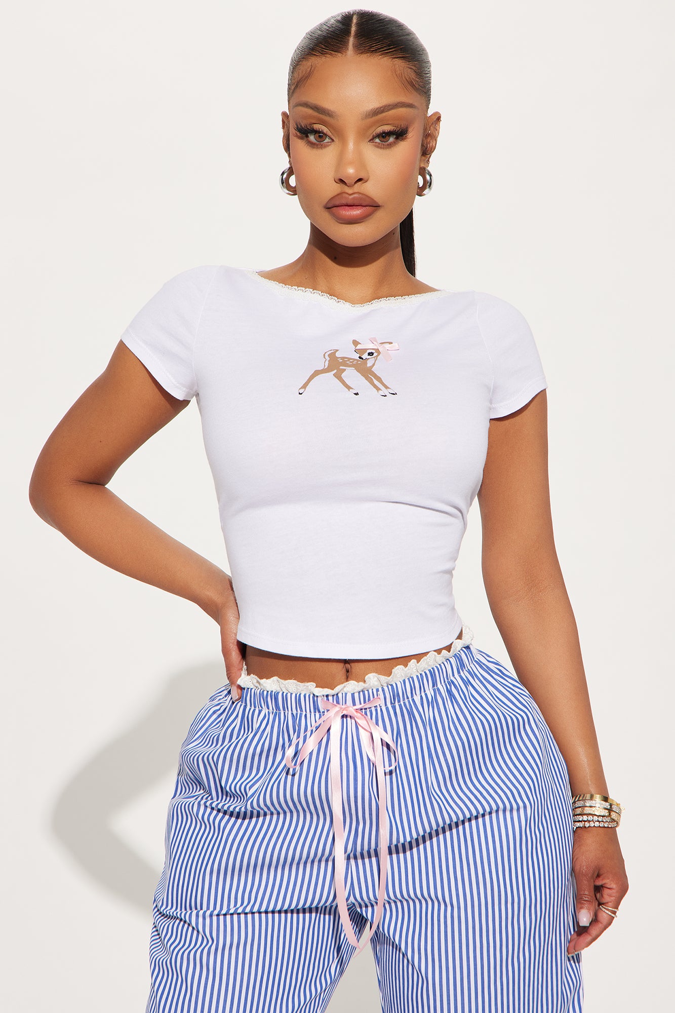Bambi Bow Baby Tee