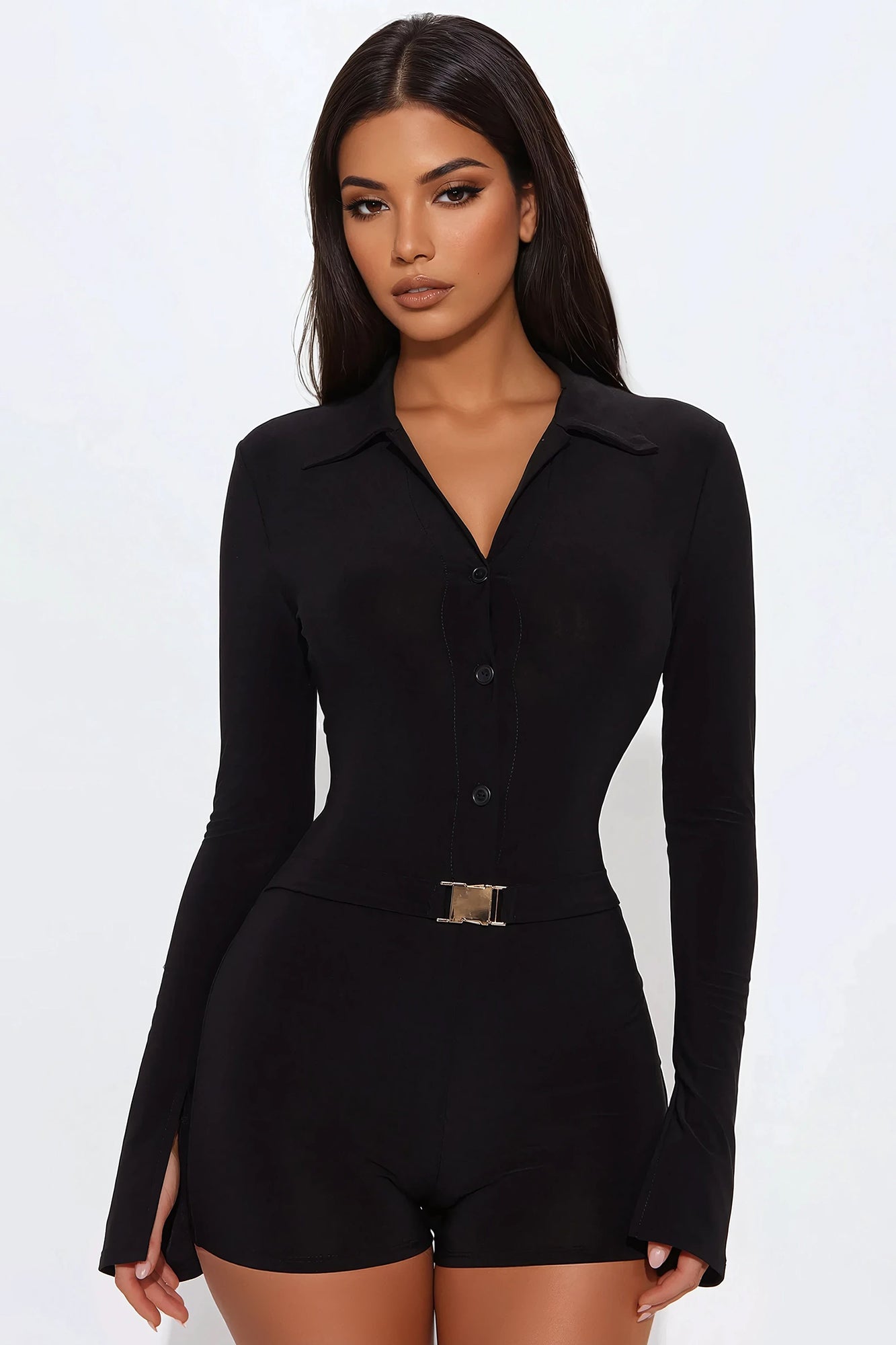Stacey Buckle Micro Romper