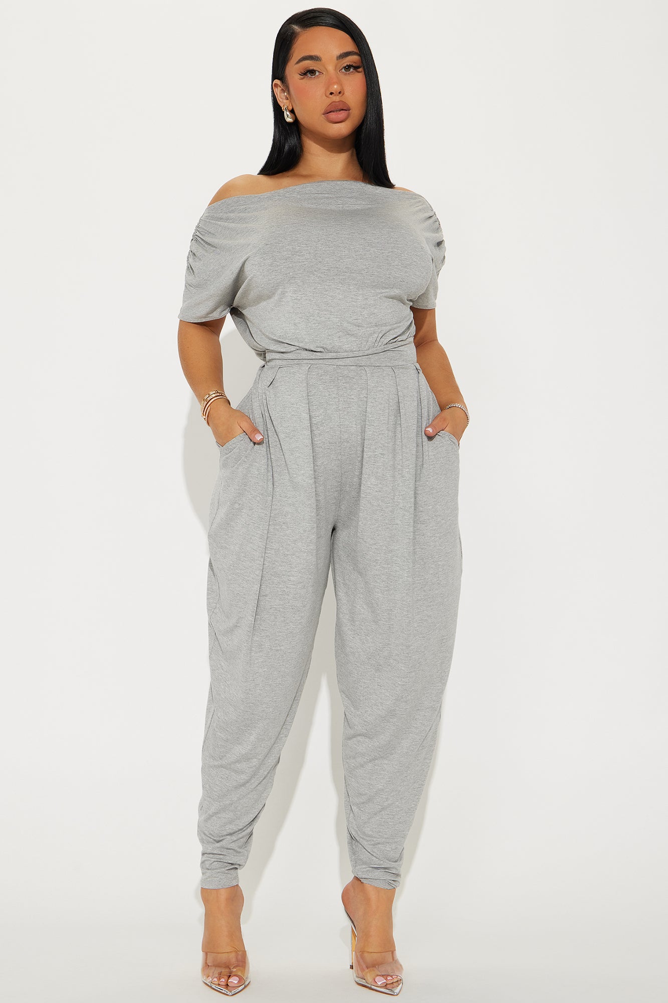 Emmaline Short Sleeve Jogger Jumpsuit