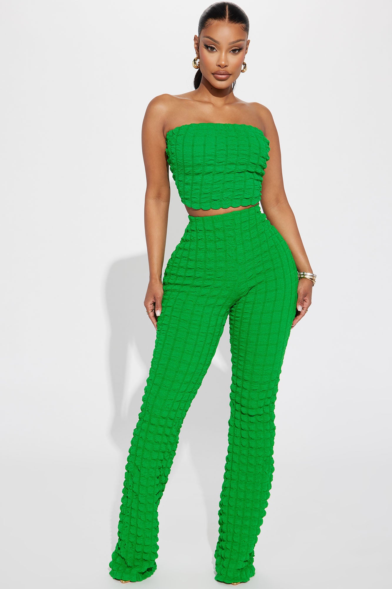 Tell Me All About It Bubble Pant Set