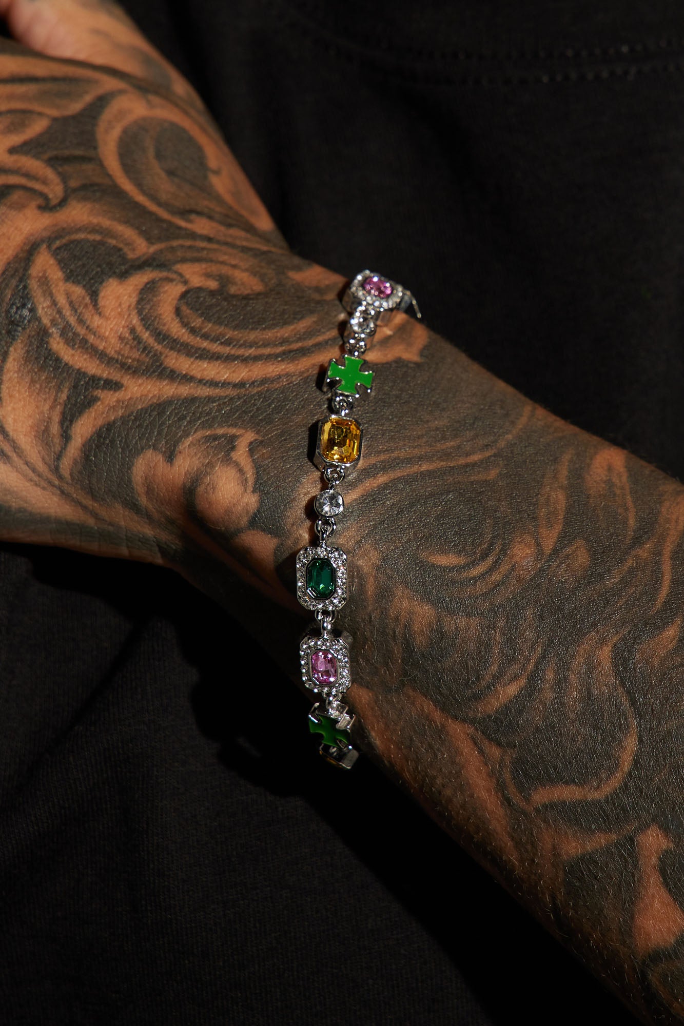 Cross Mixed Colors Bracelet