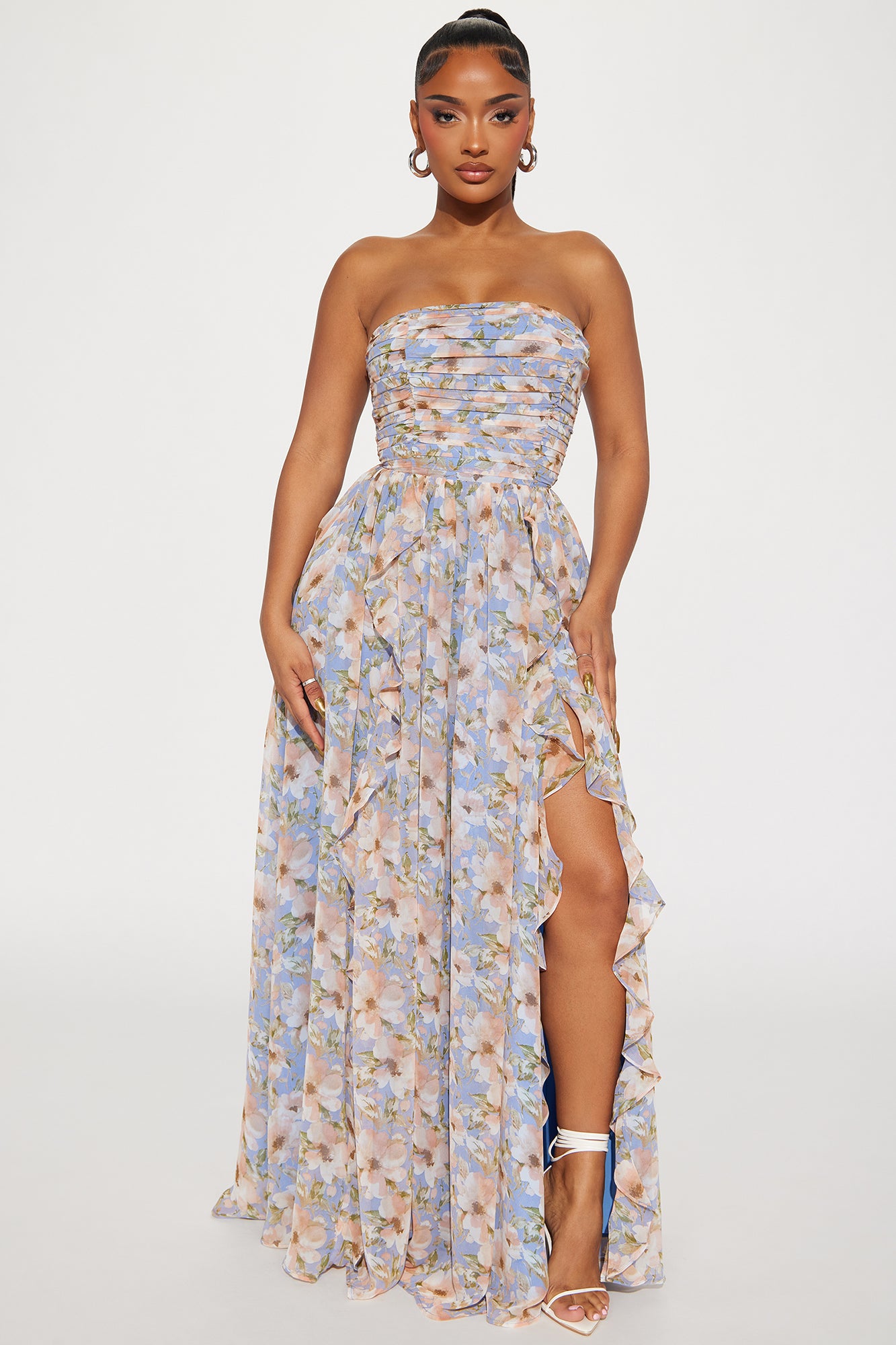 Sophia Chiffon Maxi Dress