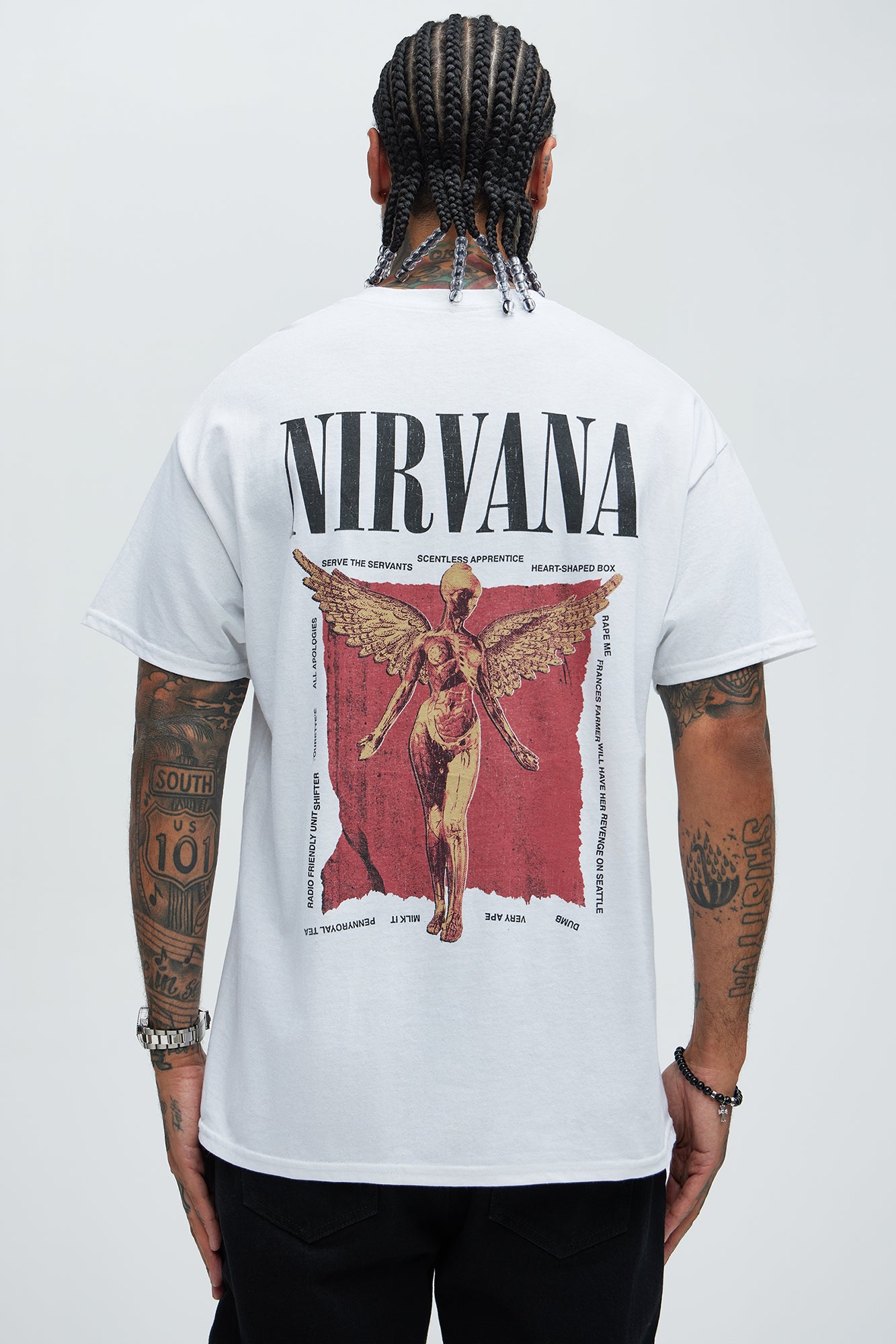 Nirvana In Utero Album Short Sleeve Tee