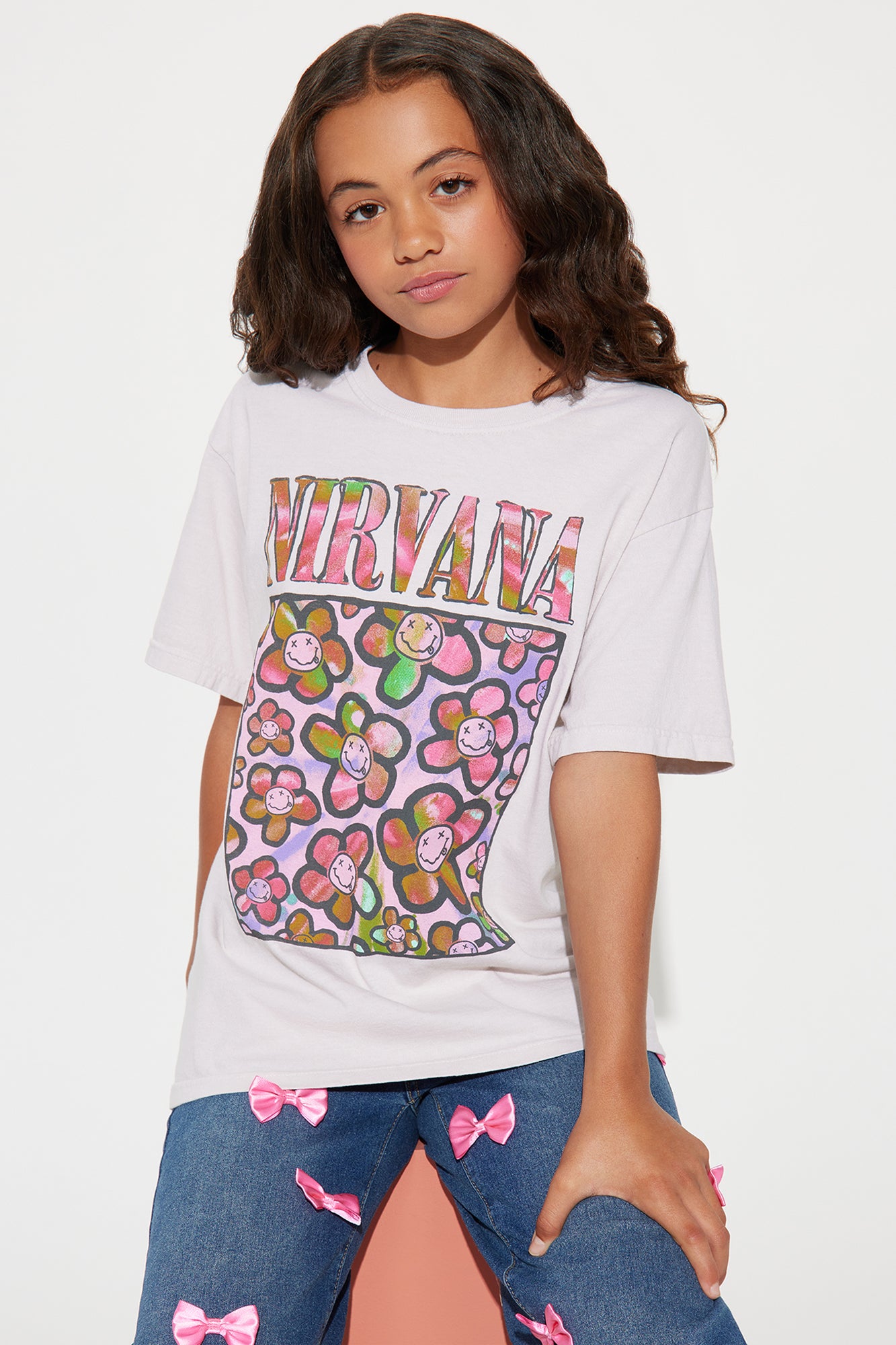 Mini Nirvana Graphic Washed Tee