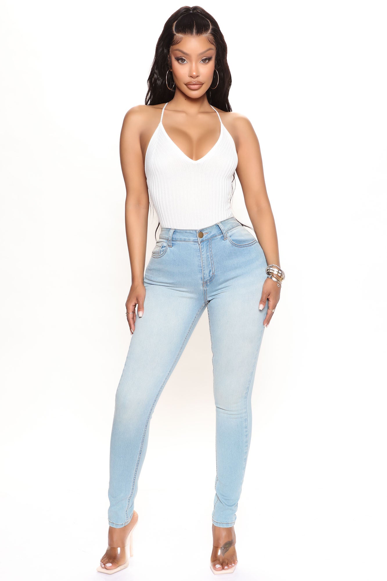 Alexa High Rise Booty Lifter Skinny Jeans