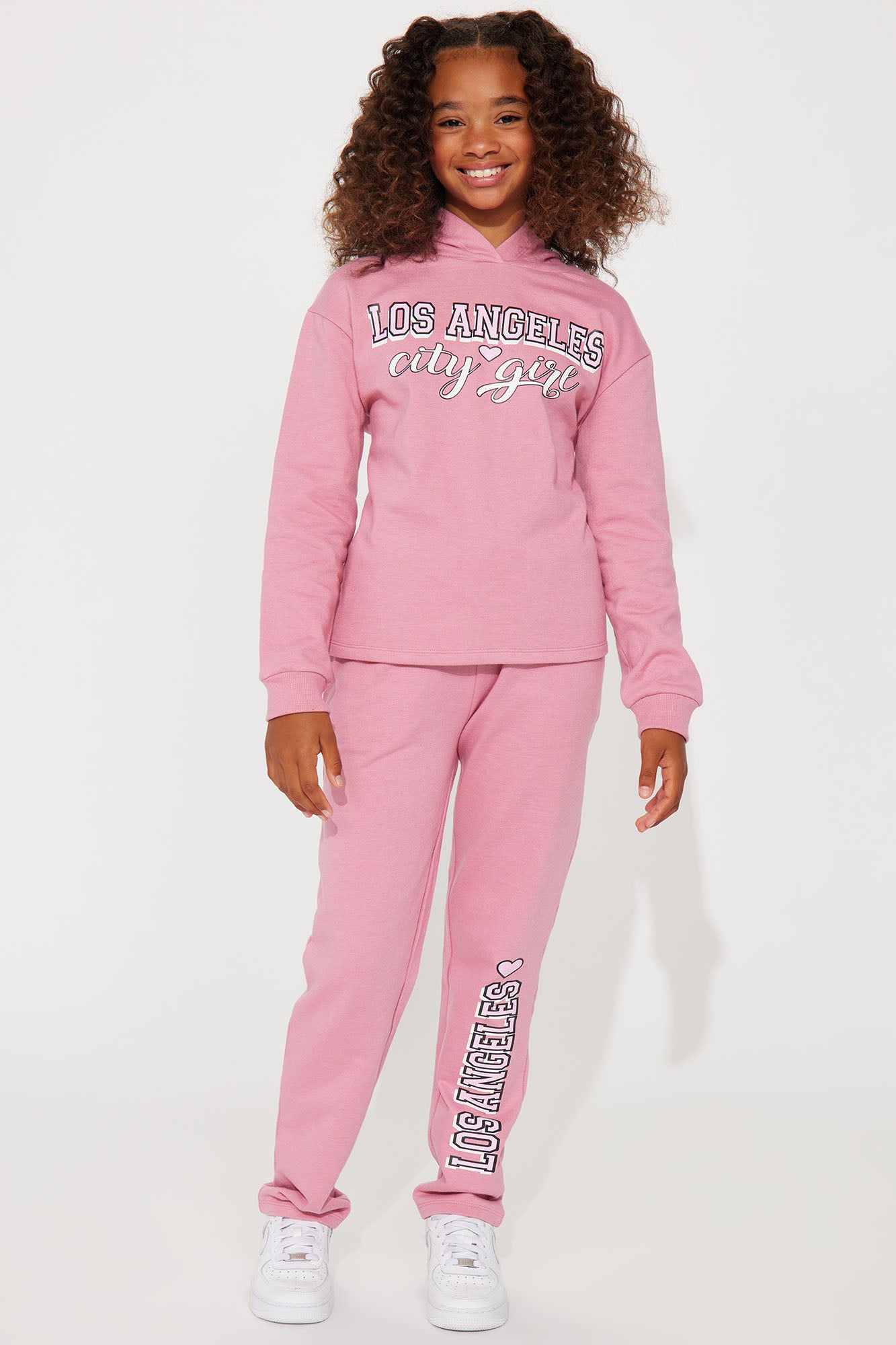 Mini LA City Girl Fleece Jogger Set