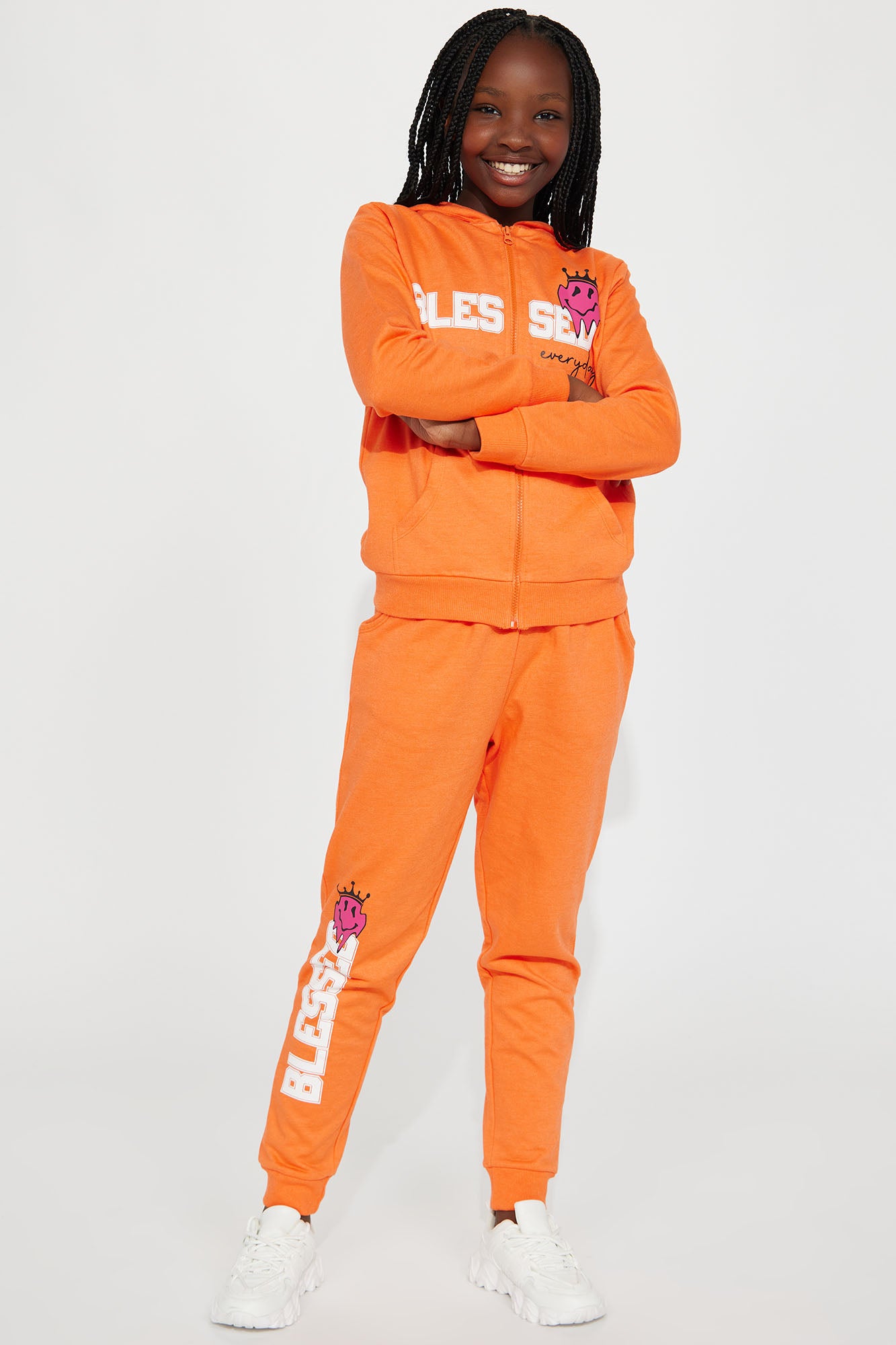 Mini Blessed Fleece Jogger Set