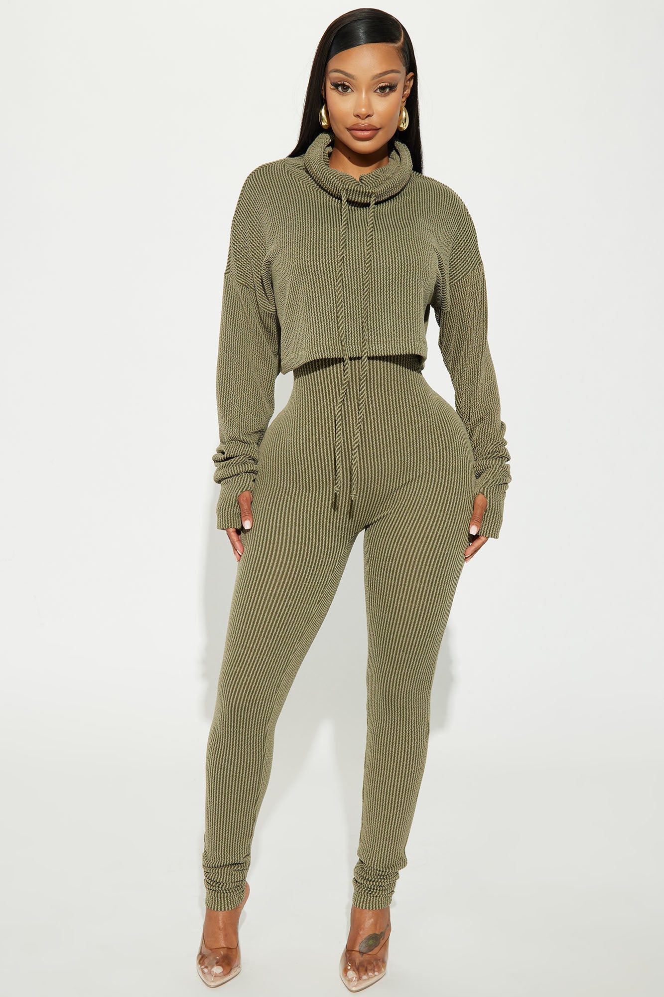 Thinking It Over 2 Piece Jumpsuit Set