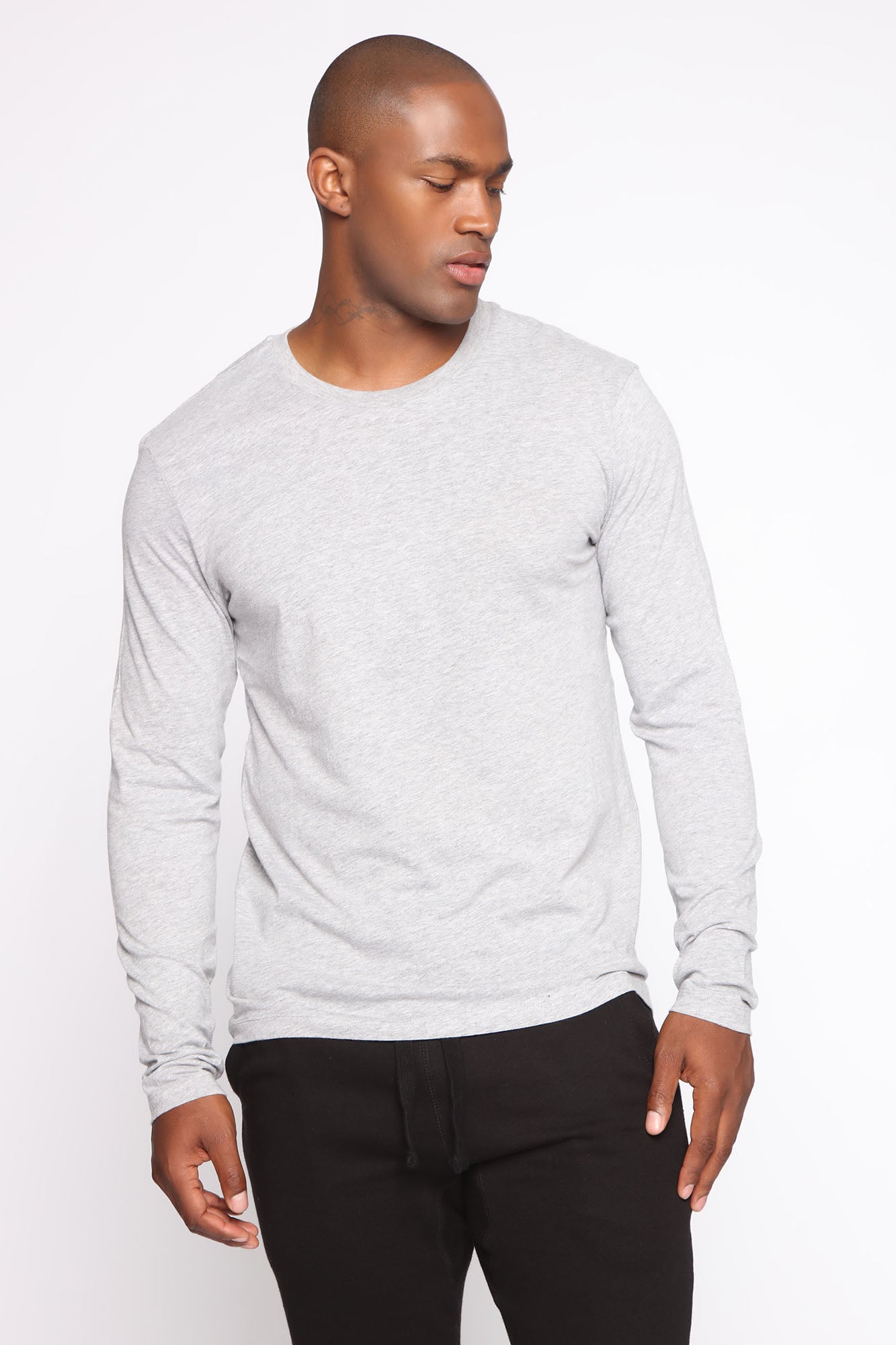 Essential Long Sleeve Crew Tee