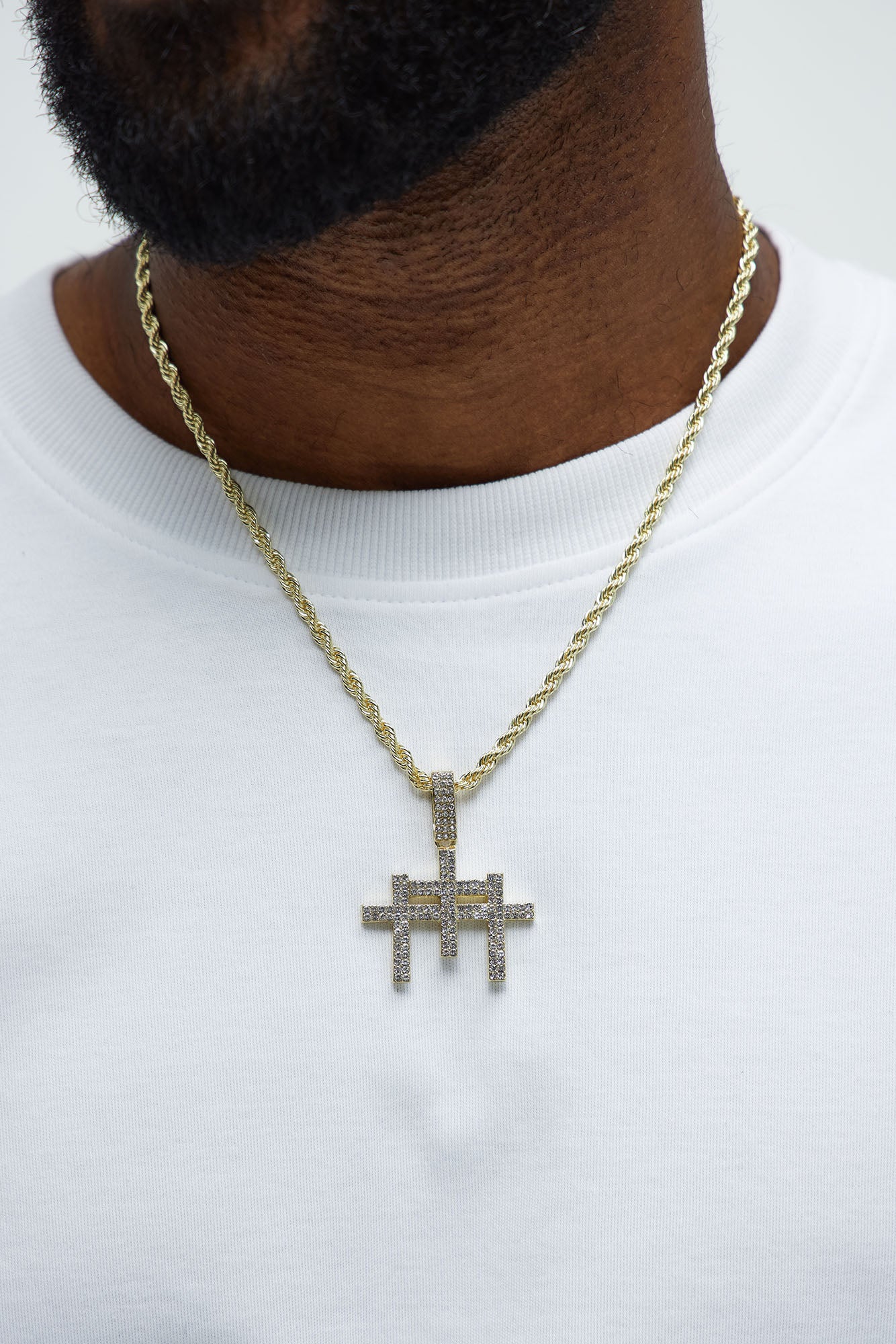 Atlas Triple Cross Pendant