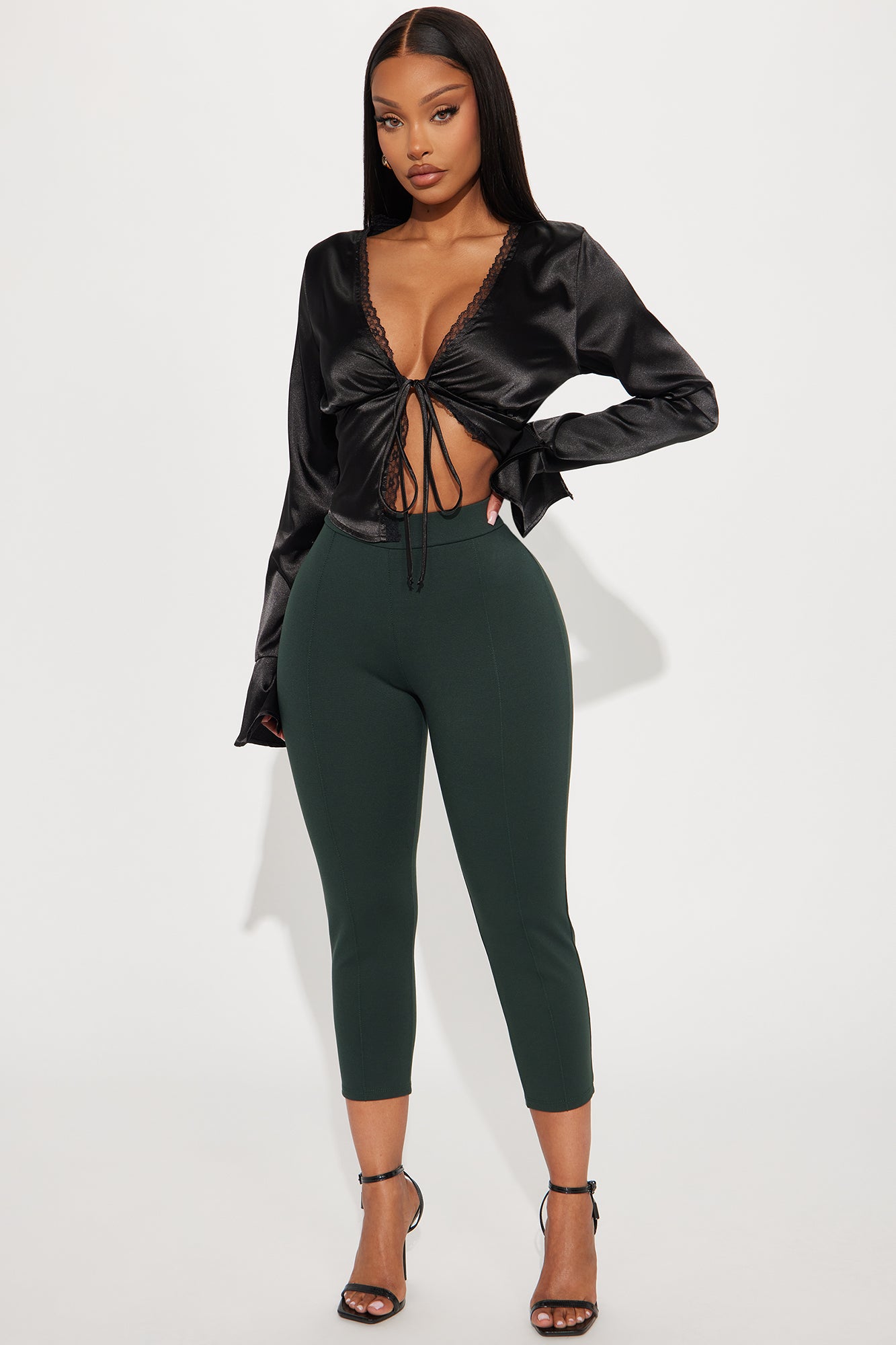 Daniella Pintuck Ponte Capri Legging