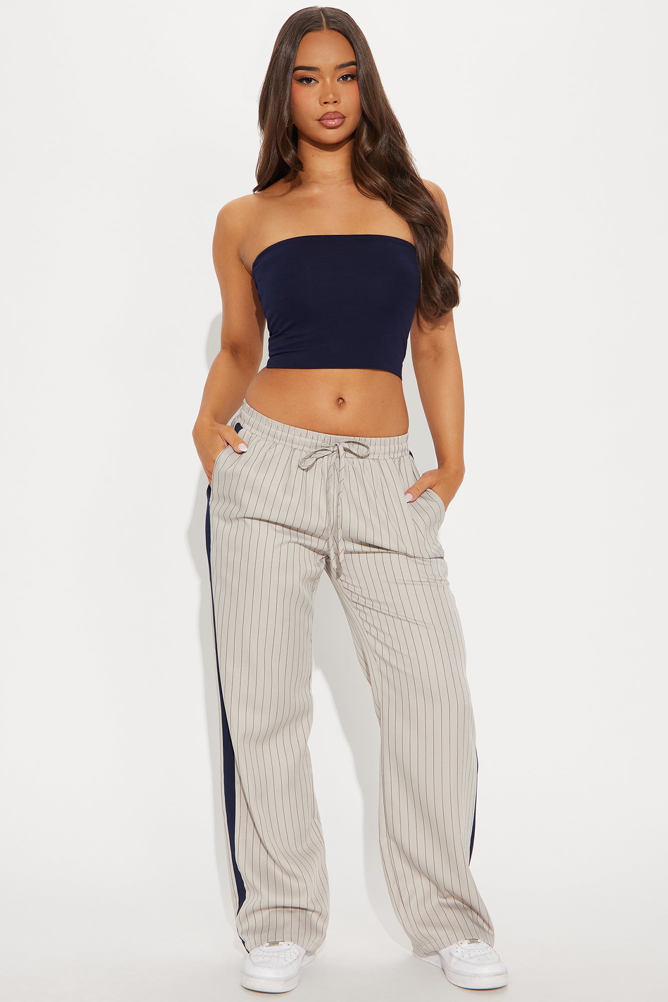Norma Pinstripe Trouser